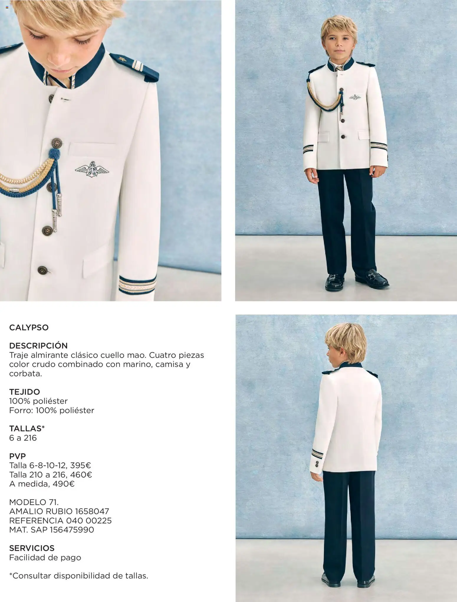 El Corte Inglés Comuniones 2026 │ válido desde el 19.11.2025 | Página: 7 | Productos: Camisa, Traje