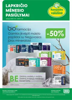 Ramunélés leidinys galioja nuo 01.11.2025