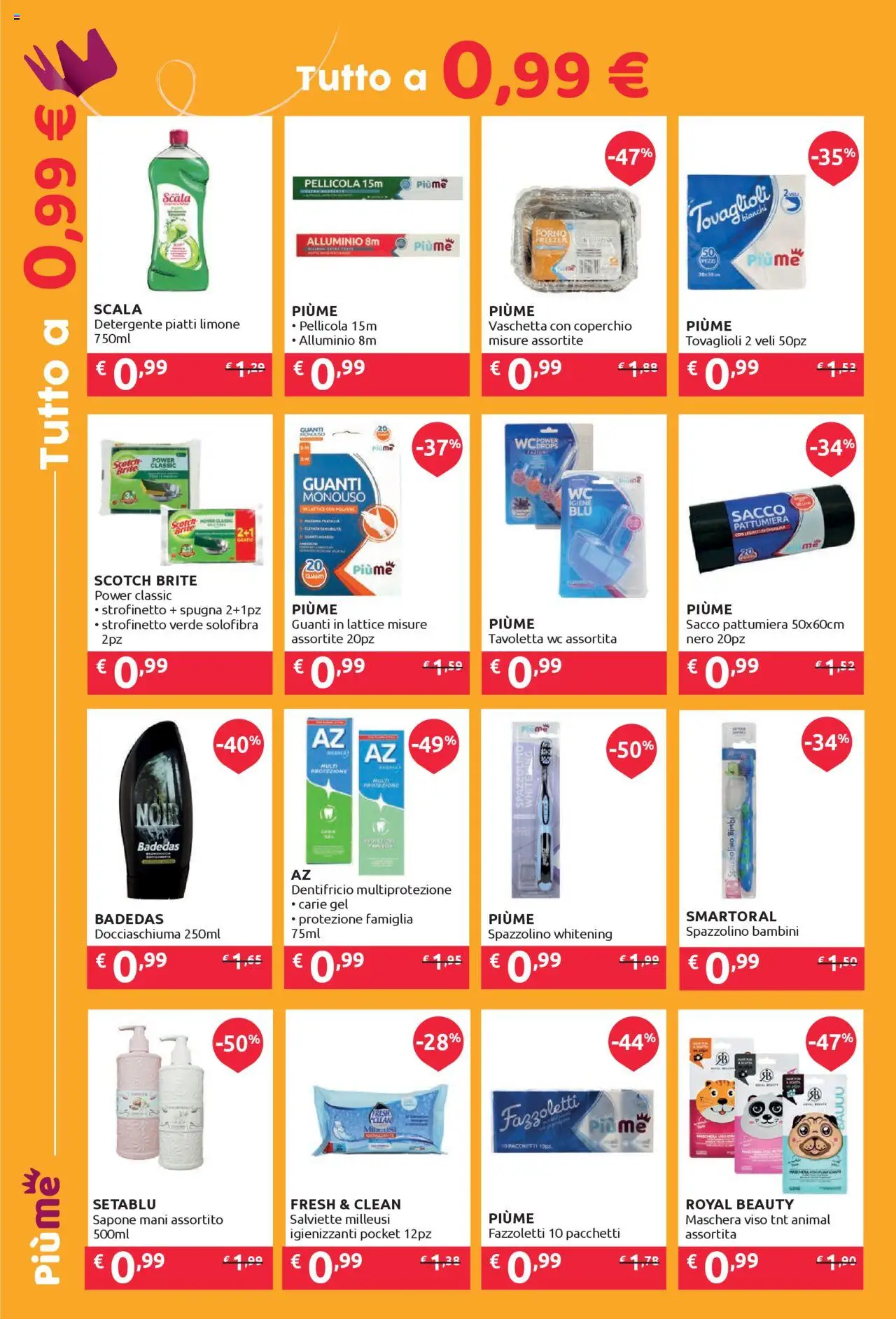 Volantino IperSoap del 25.08.2025 | Pagina: 2 | Prodotti: Tavoletta wc, Dentifricio, Fazzoletti, Guanti