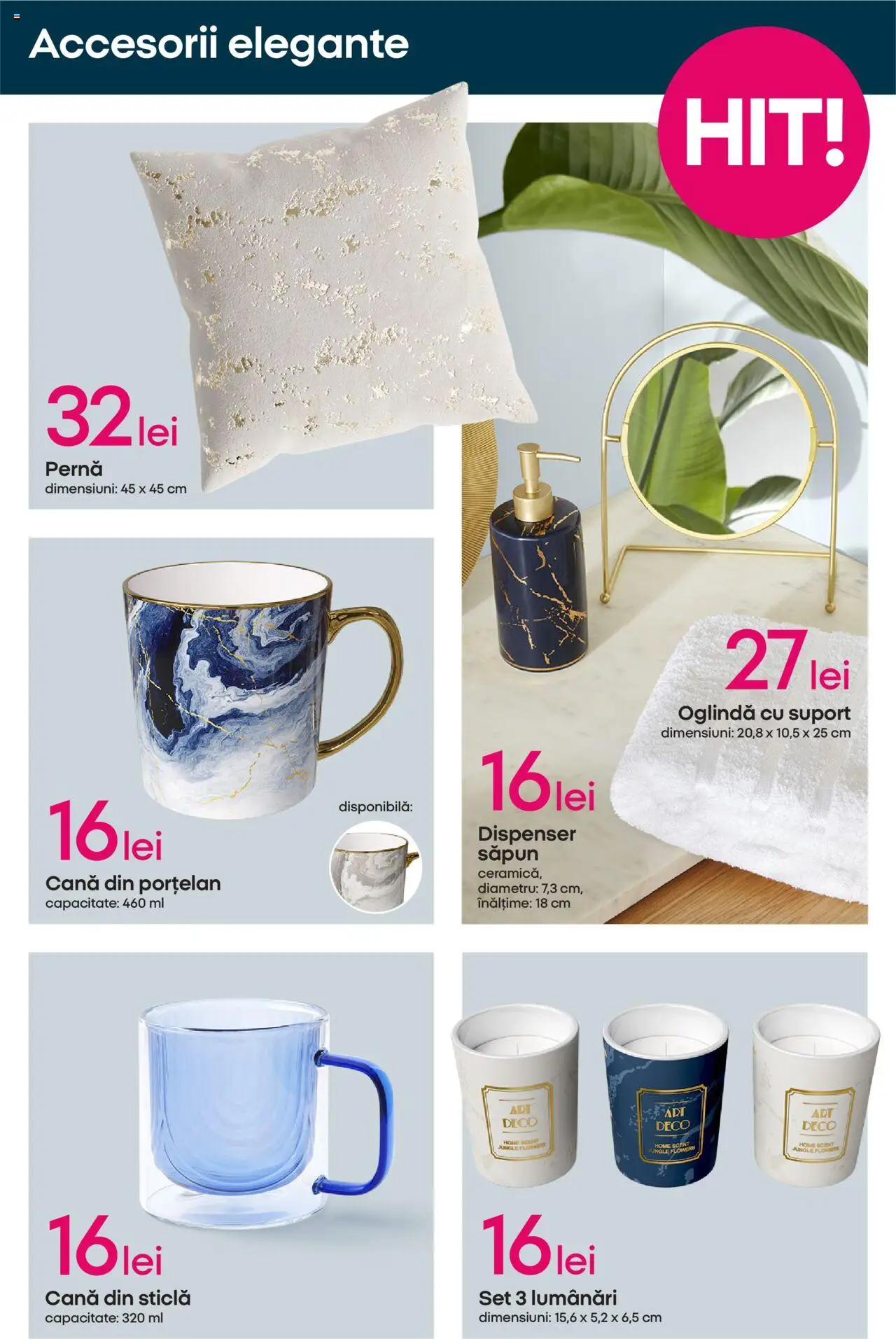 Catalog Pepco – valabil de la 03.07.2025 | Pagină: 11 | Produse: Pernă, Oglindă, Săpun