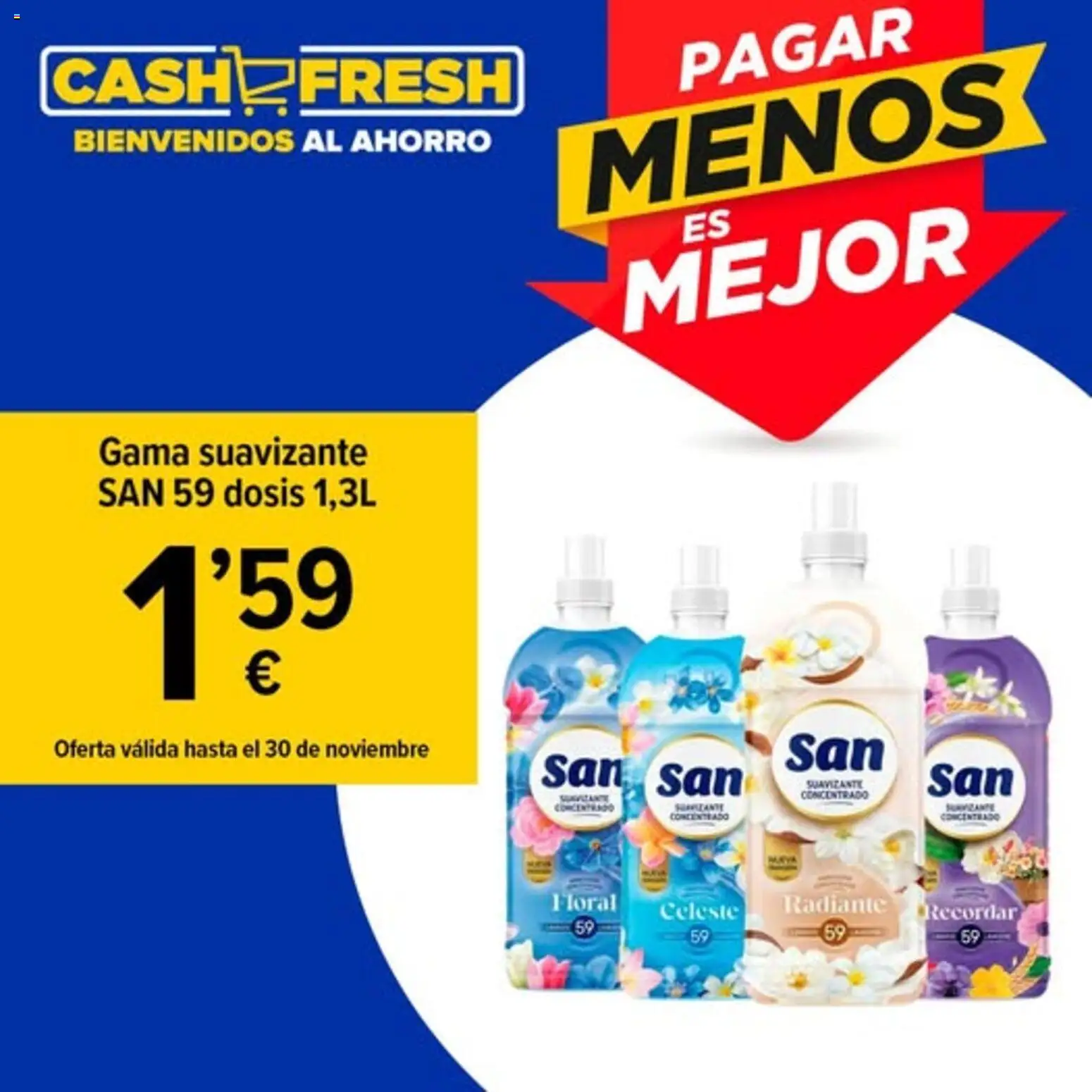 Cash Fresh folleto │ válido desde el 18.11.2025 | Página: 1 | Productos: Suavizante