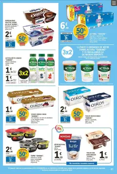 Vista previa E.Leclerc folleto válido desde el 07.01.2026 | Página: 21 | Productos: Chocolate, Μαγειρική εστία, Té, Ρούτερ