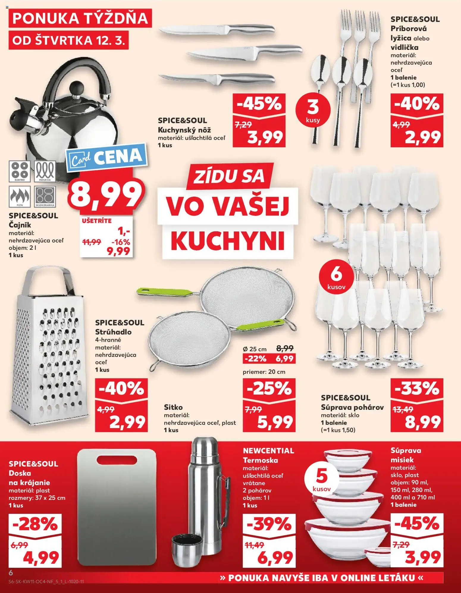 Kaufland SK akciós ujság - amely érvényes a következő dátumtól: 12.03.2026 | Oldal: 6