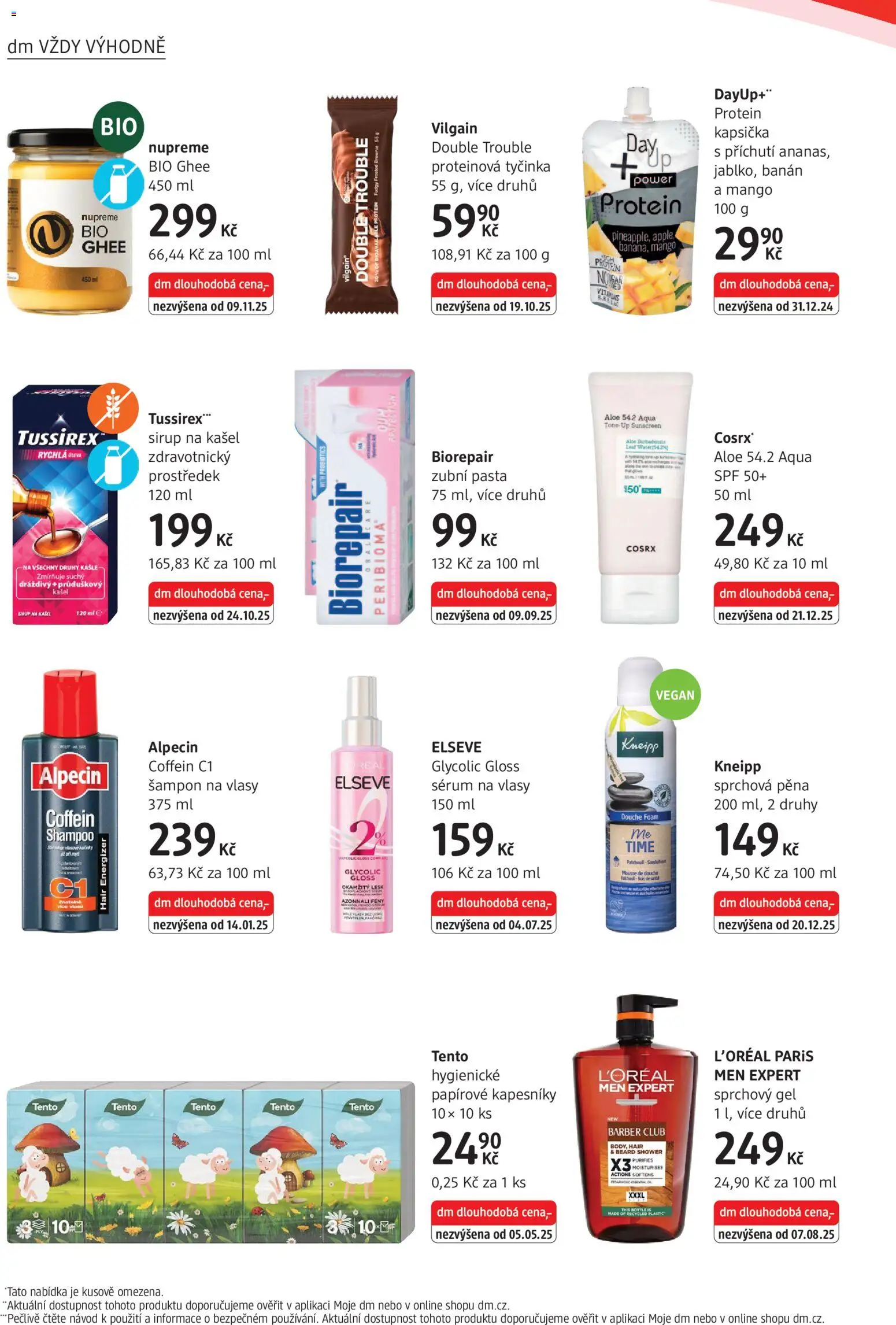 dm drogerie leták od 05.02.2026 | Strana: 6 | Produkty: Vegan, Proteinová tyčinka, Biorepair, Protein