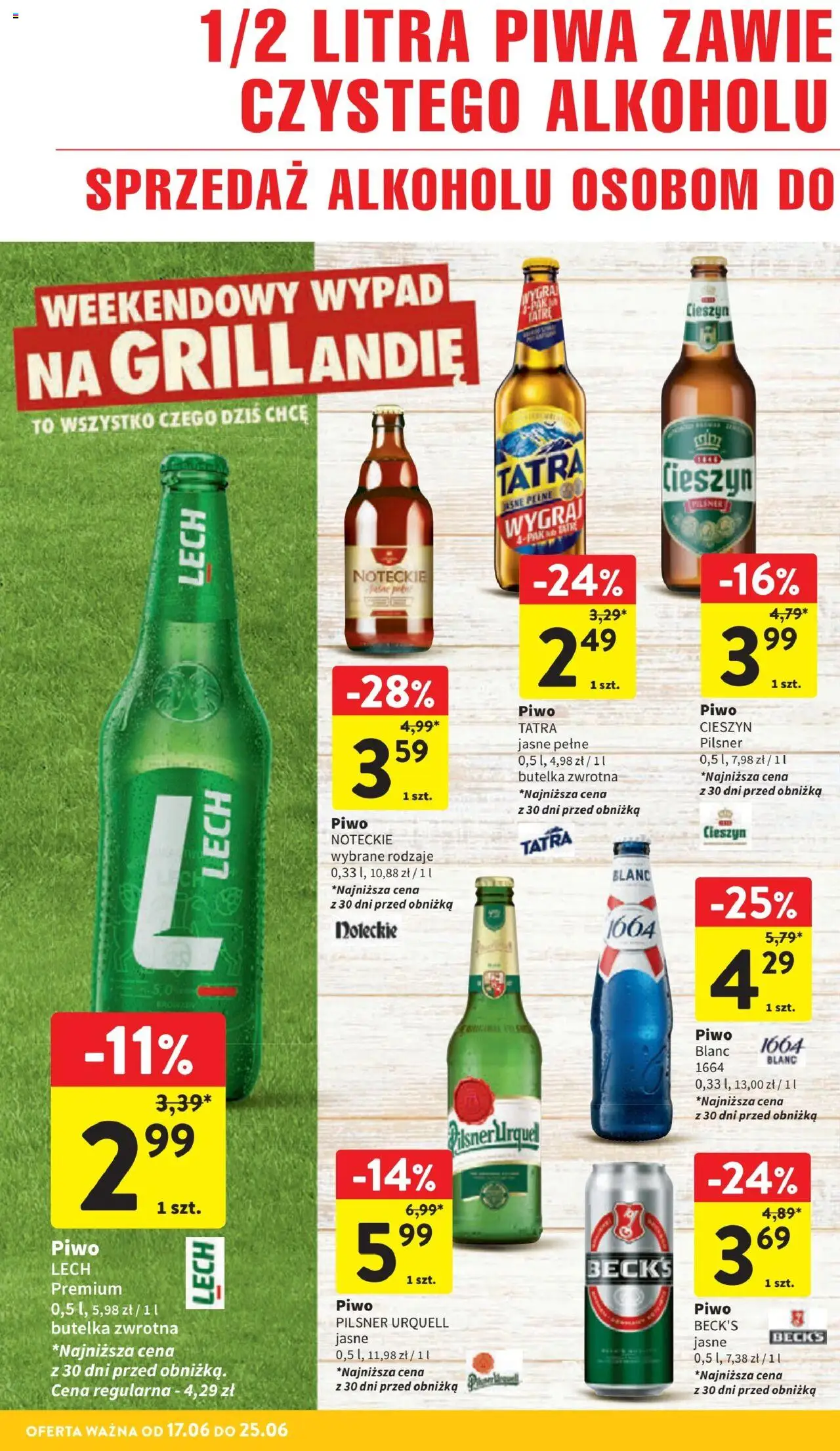 Intermarche Gazetka od 17.06.2025 | Strona: 20 | Produkty: Piwo