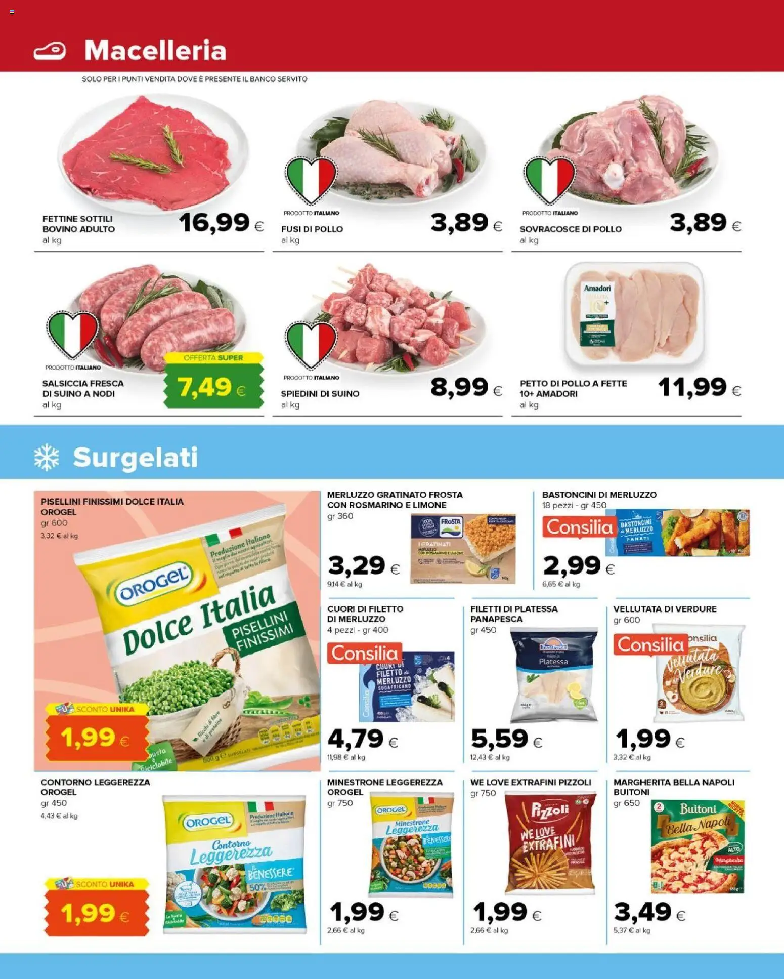 Volantino Tigre del 03.01.2026 | Pagina: 4 | Prodotti: Bovino, Rosmarino, Merluzzo, Salsiccia