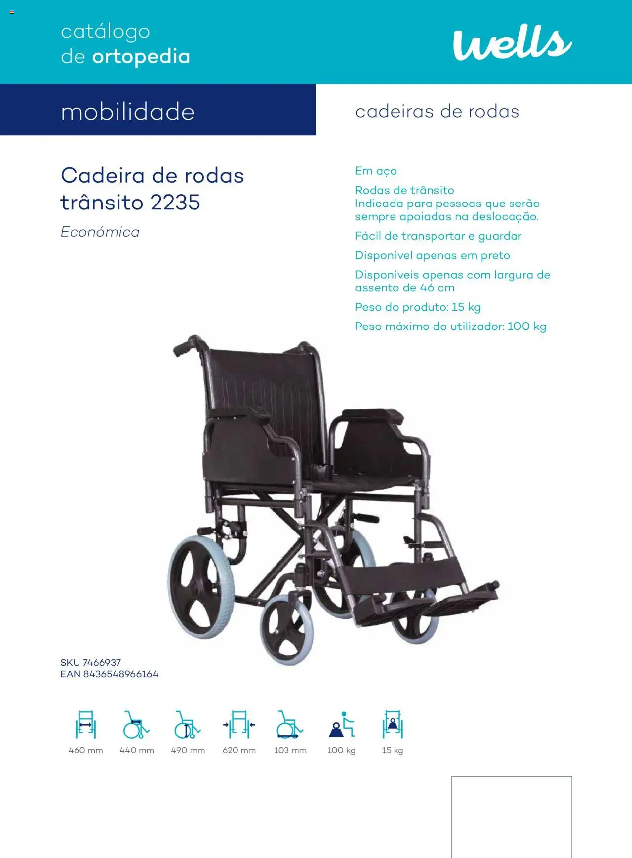 Well’s Catálogo de Ortopedia │ válido de 12.02.2024 | Página: 11 | Produtos: Cadeira