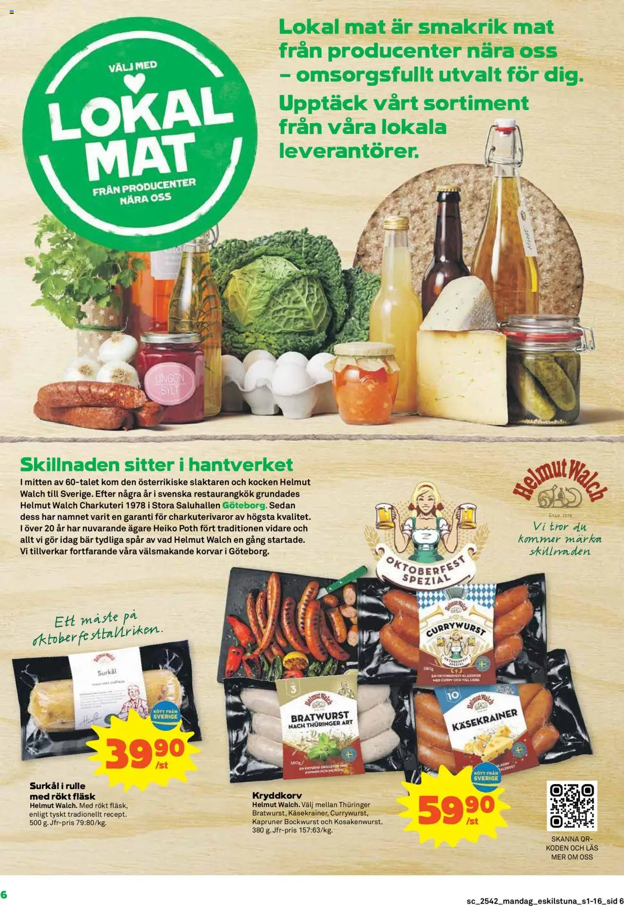 Stora Coop reklamblad aktuell från 13.10.2025 | Sida: 6 | Produkter: Fläsk