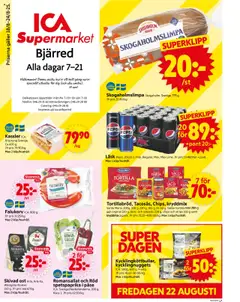 ICA Supermarket - Bjärred - Förhandsvisning av reklamblad från butik ICA Supermarket aktuell från 18.08.2025