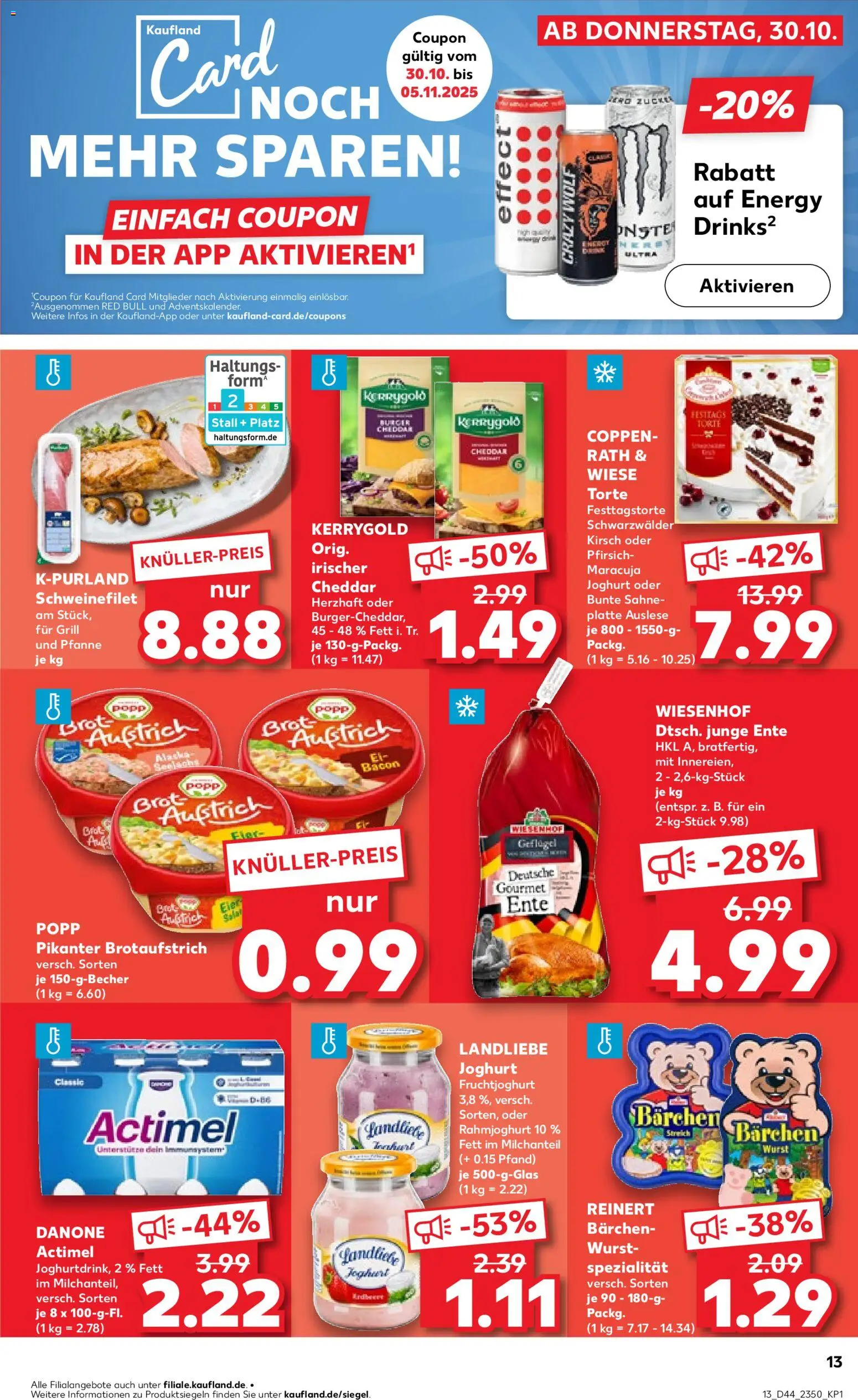 Kaufland prospekt Völklingen	 – gültig ab 02.11.2025 | Seite: 13 | Produkte: Grill, Wurst, Brot, Ente