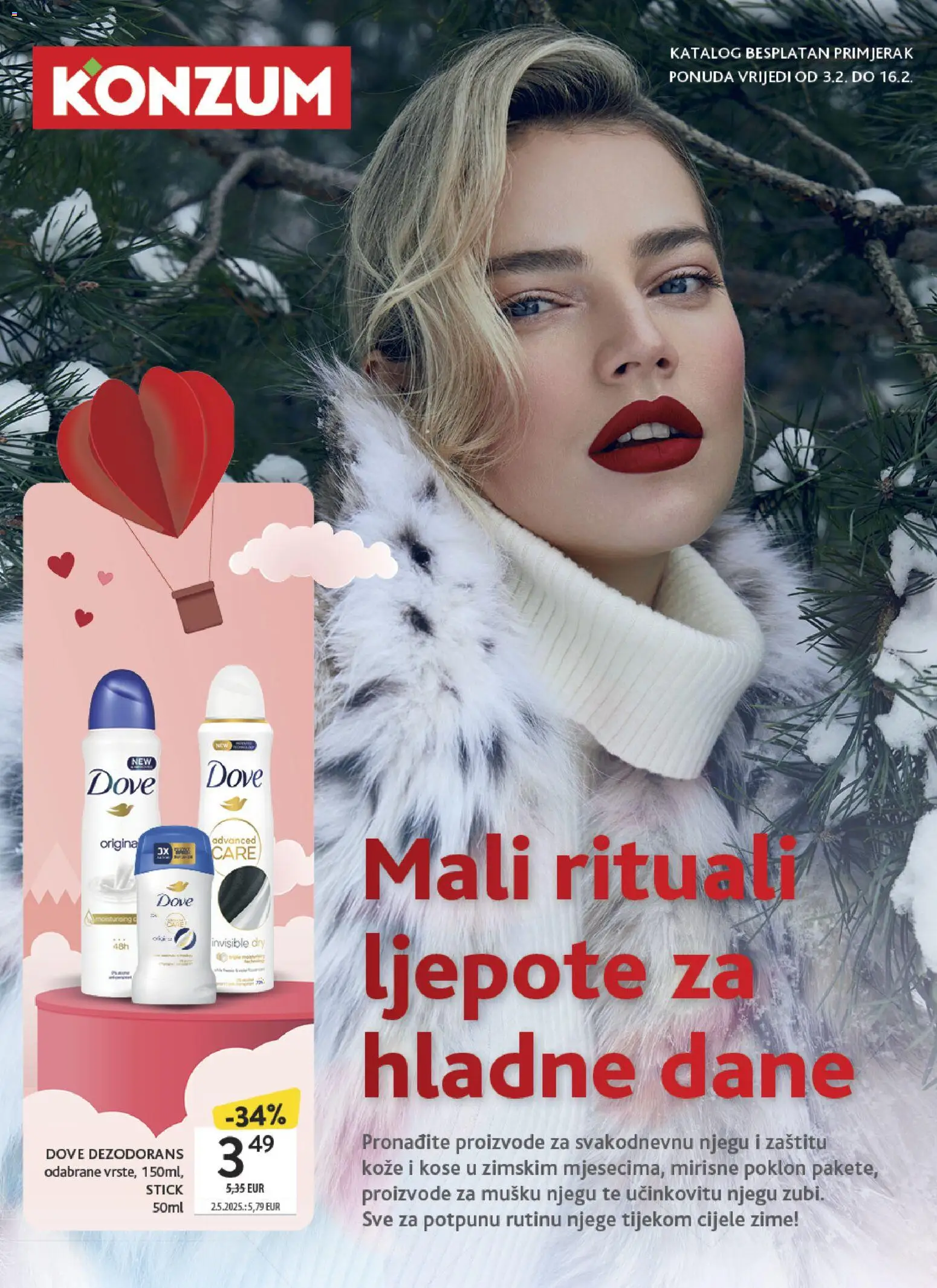 Konzum HR akciós ujság - amely érvényes a következő dátumtól: 03.02.2026 | Oldal: 1