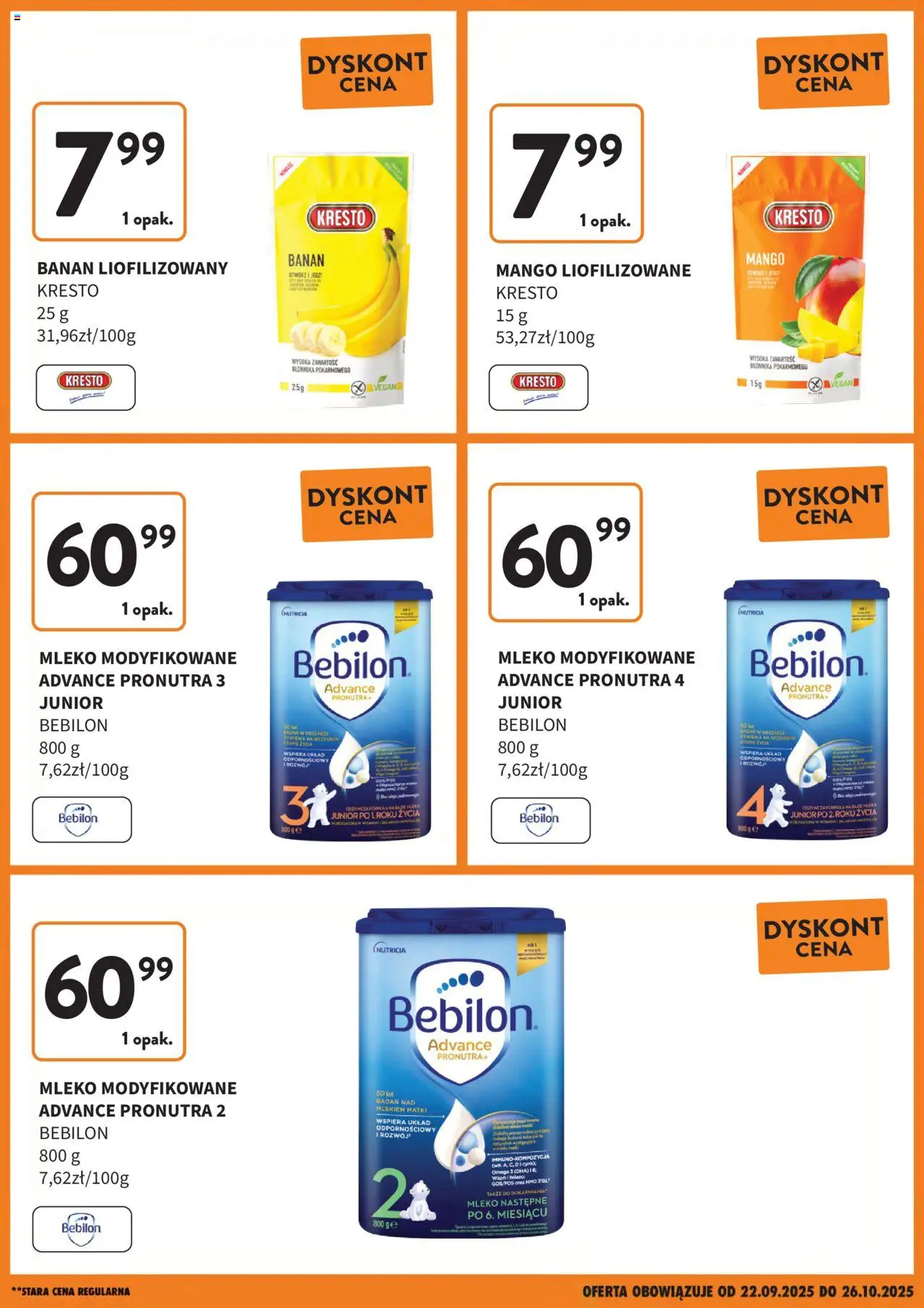 Intermarche Gazetka - Nowa niższa cena od 22.09.2025 | Strona: 7 | Produkty: Mango, Mleka, Mleko, Banan