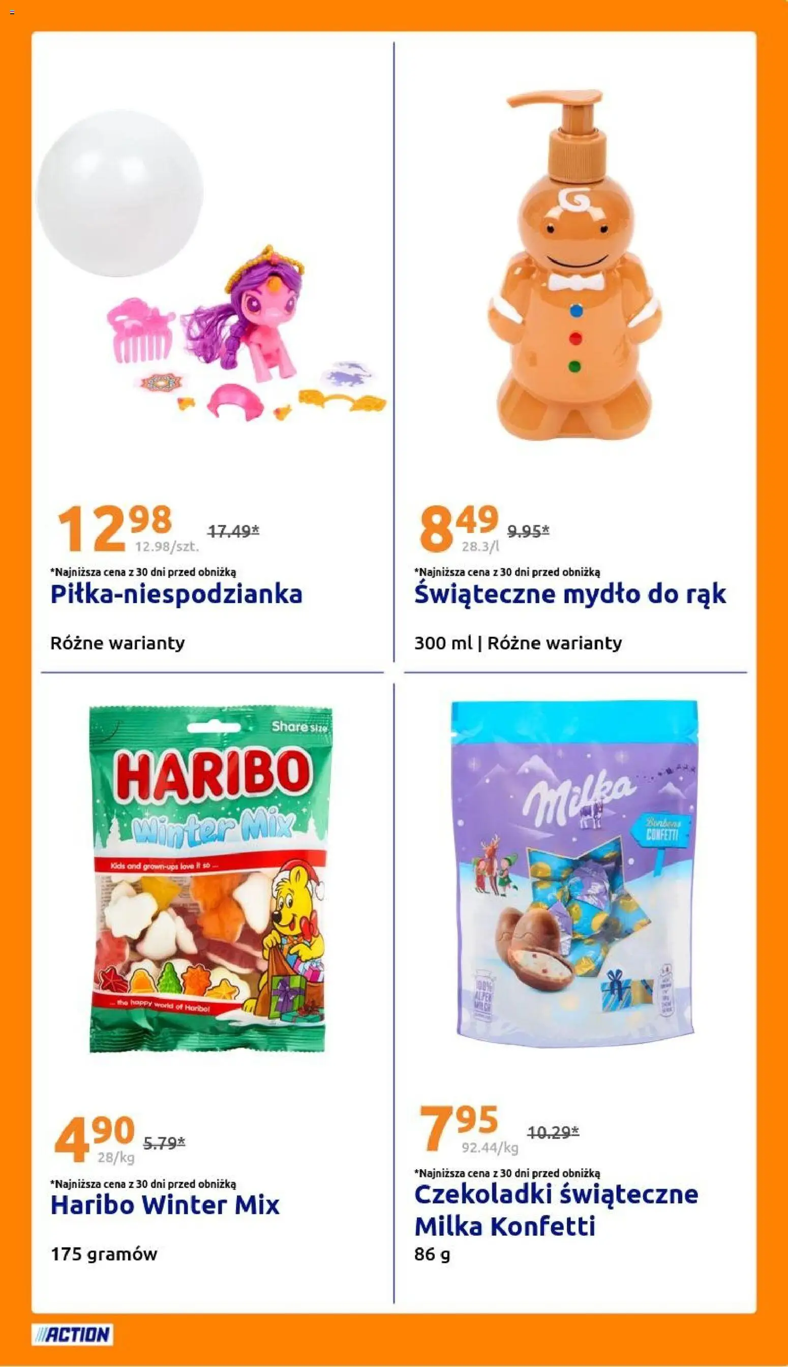 Action Gazetka od 12.11.2025 | Strona: 27 | Produkty: Czekoladki, Milka, Mydło