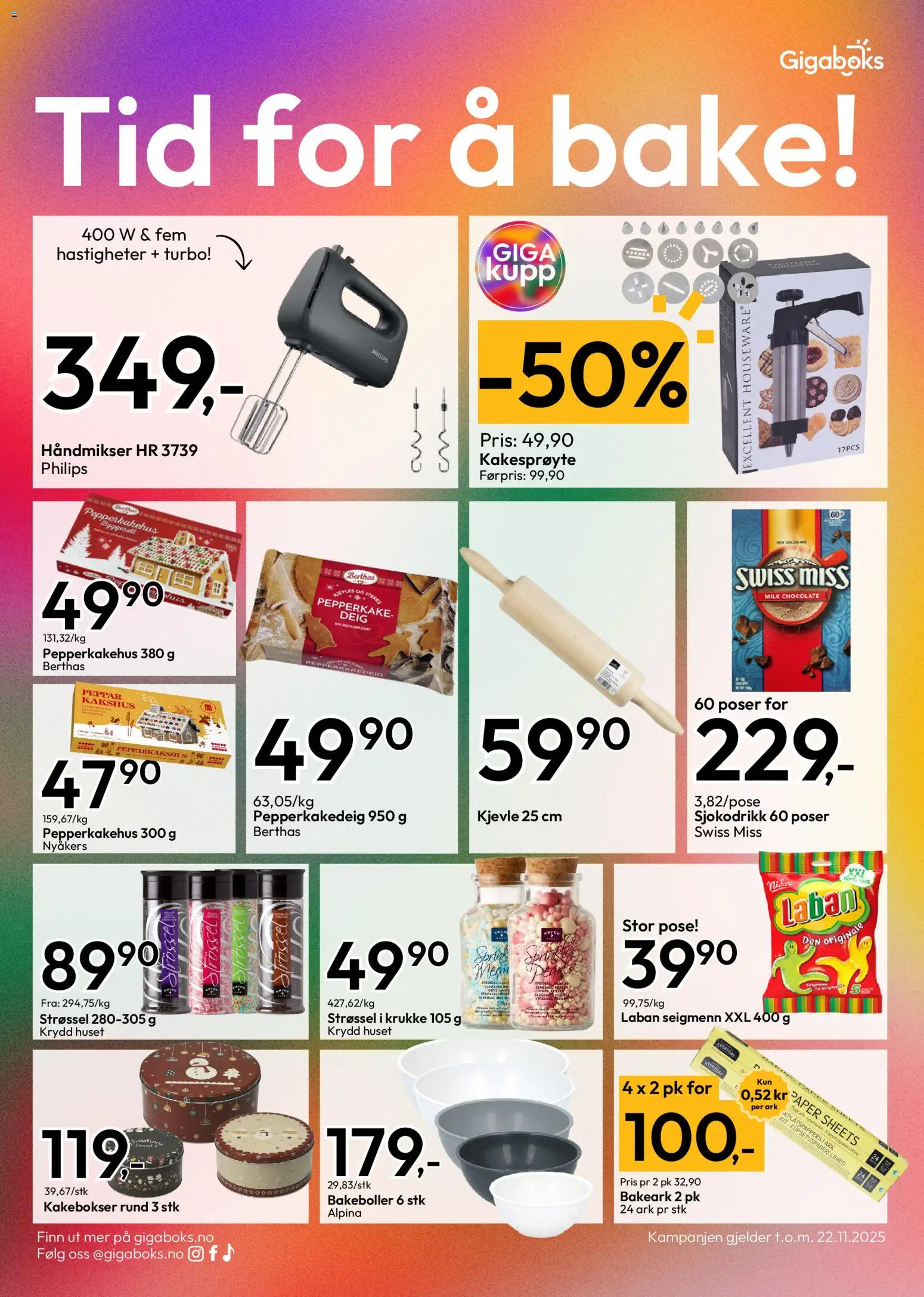 {H1} | Side: 5 | Produkter: Håv, Glove, Gräsmattegödsel, Parmesan râpé