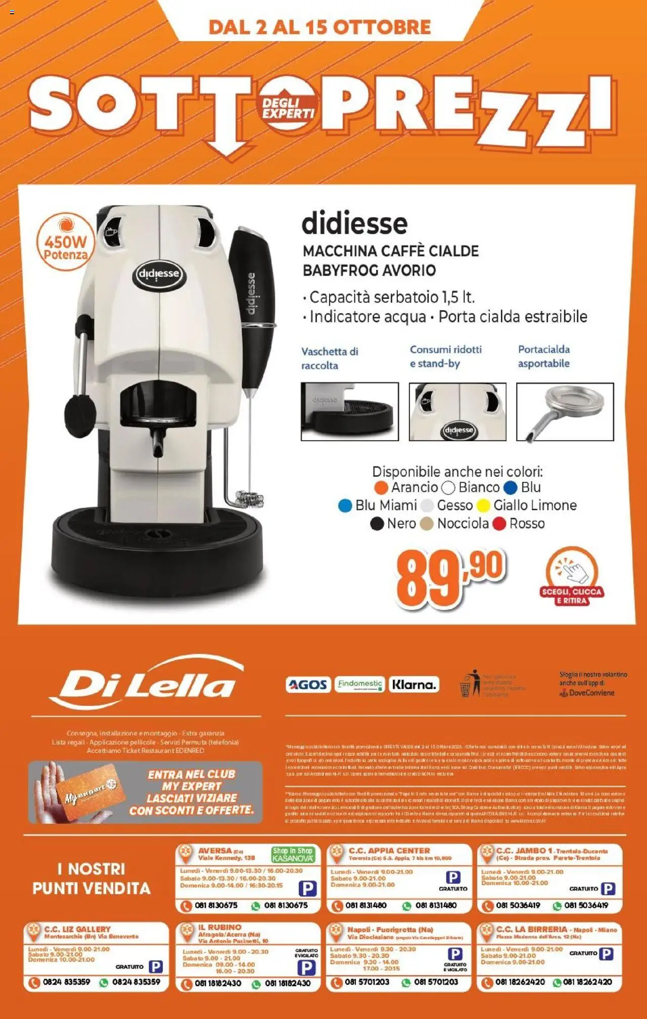 Volantino Expert del 02.10.2025 | Pagina: 26 | Prodotti: Caffè, Tè, Acqua, Limone