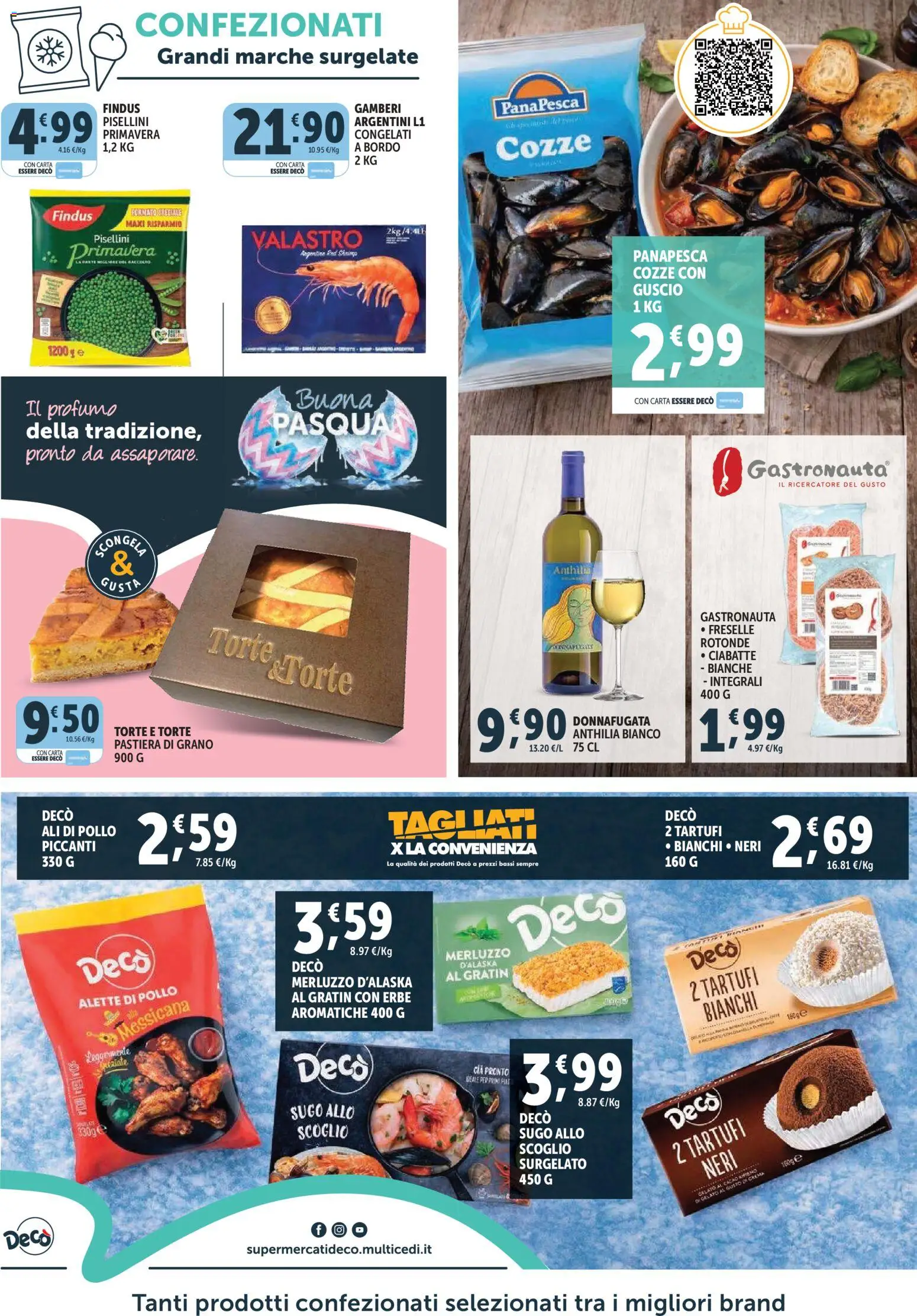 Volantino Decò del 27.03.2026 | Pagina: 7 | Prodotti: Pollo, Gamberi, Ciabatte, Sugo
