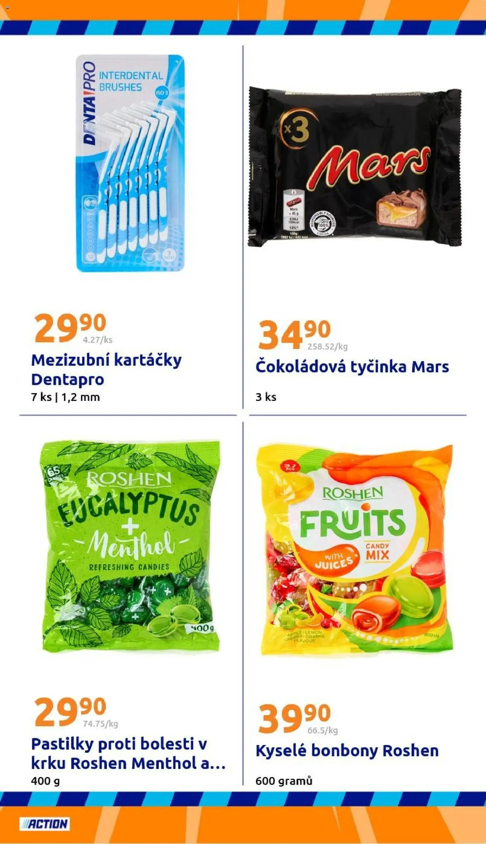 Action leták od 21.01.2026 | Strana: 21 | Produkty: Bonbóny, Mezizubní kartáčky