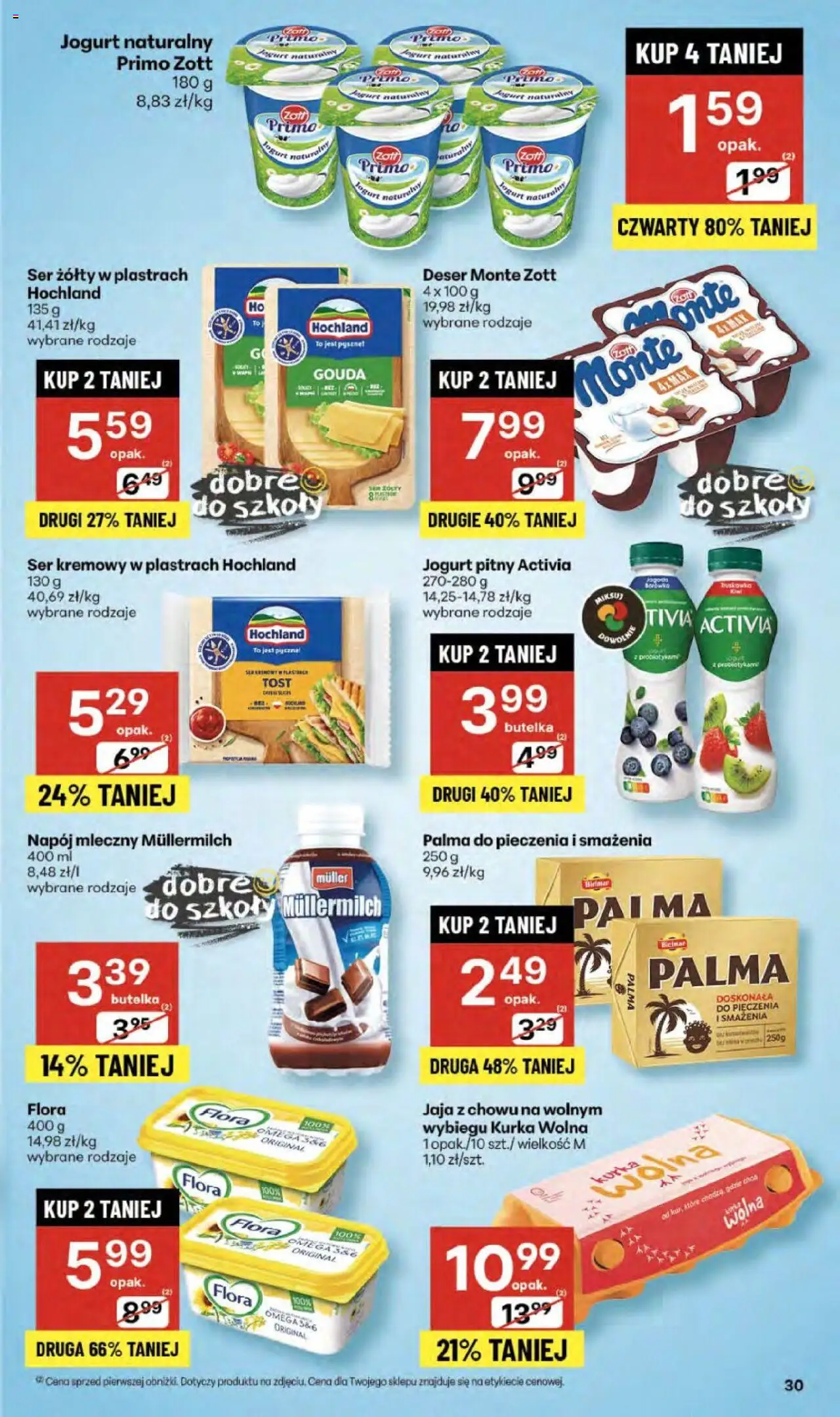 Delikatesy Centrum Gazetka od 11.09.2025 | Strona: 30 | Produkty: Jogurt pitny, Jogurt naturalny, Ser, Jogurt