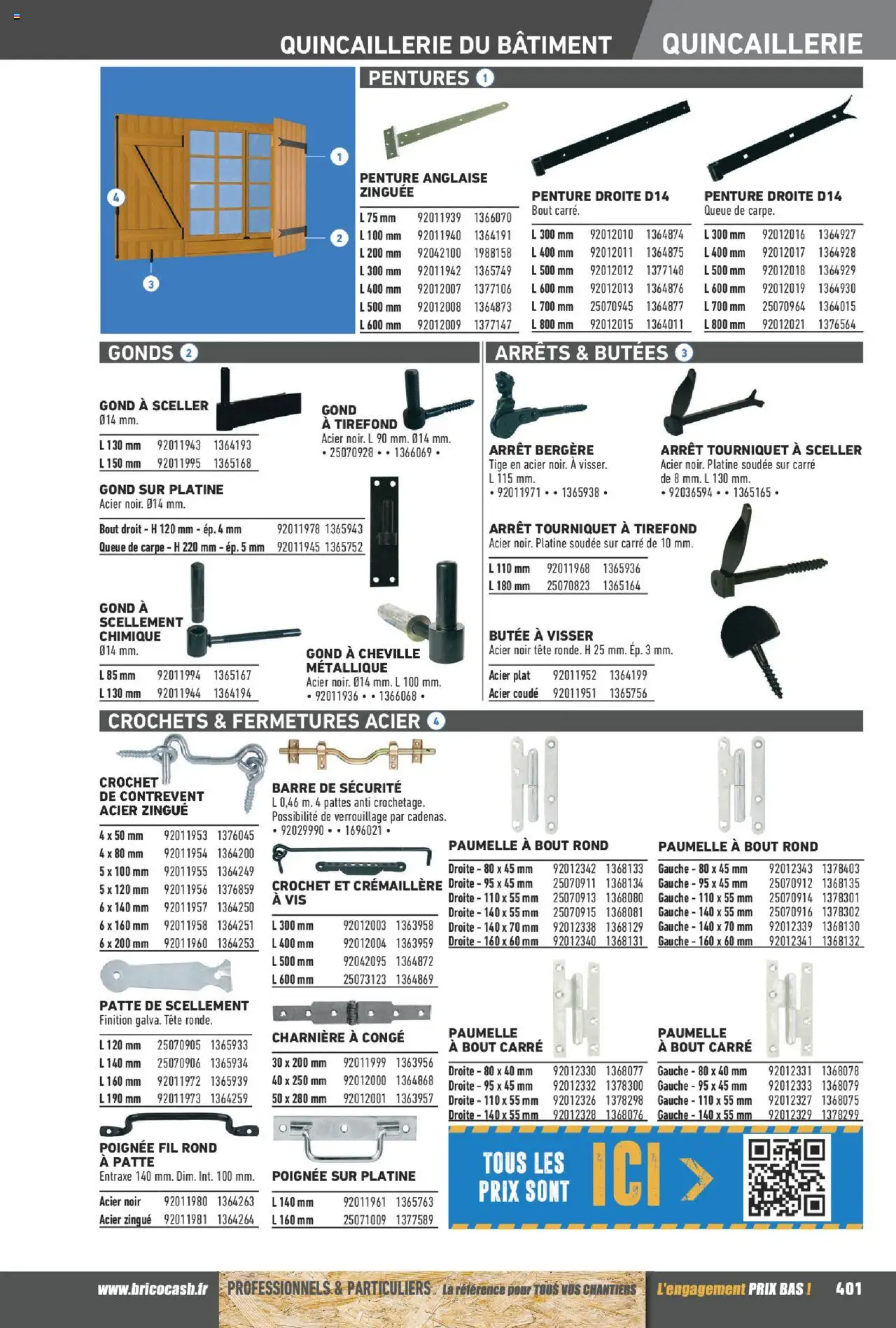{H1} | Page: 401 | Produits: Charnière