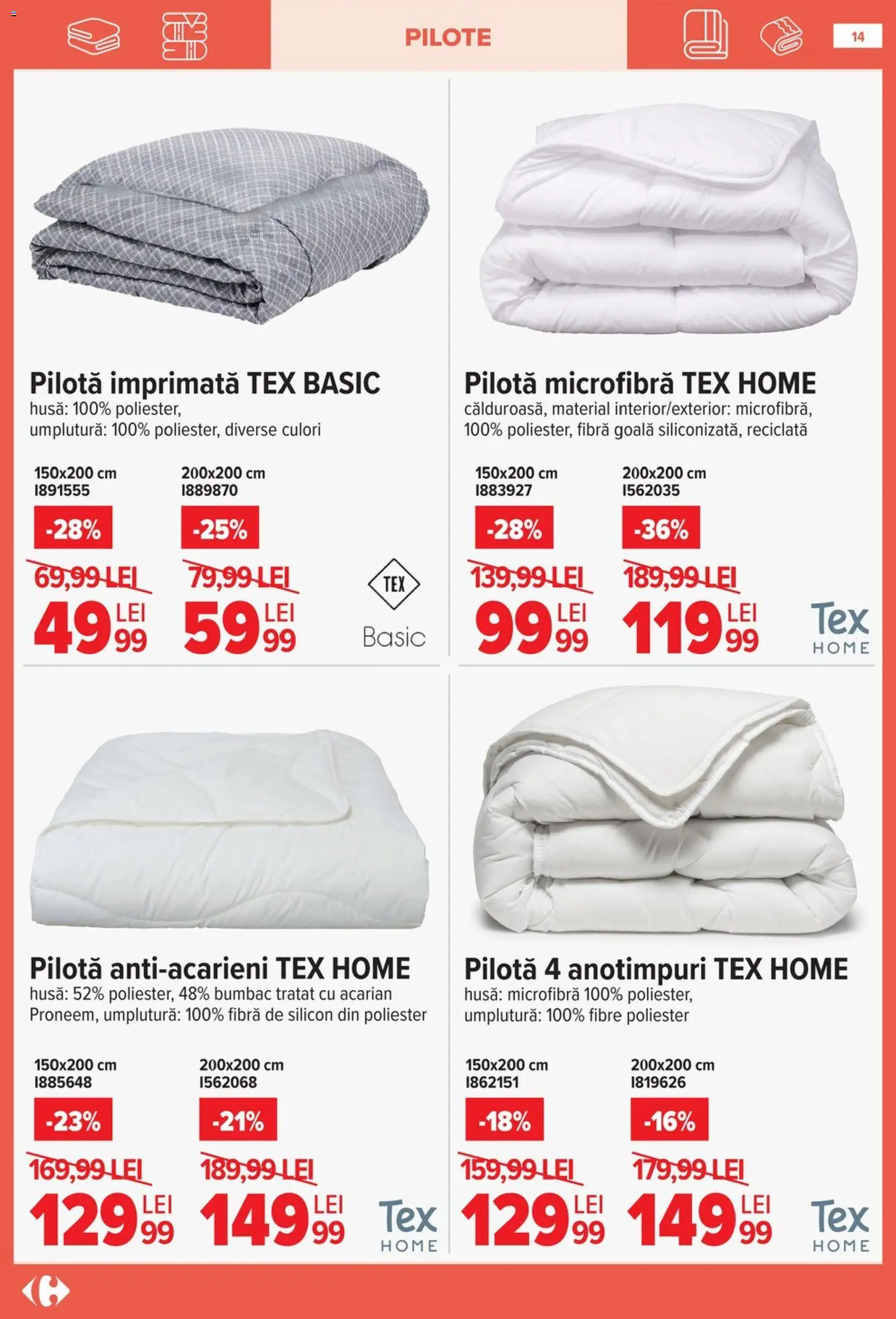 Noul catalog Carrefour – valabil de la 14.01.2026 | Pagină: 14 | Produse: Pilotă