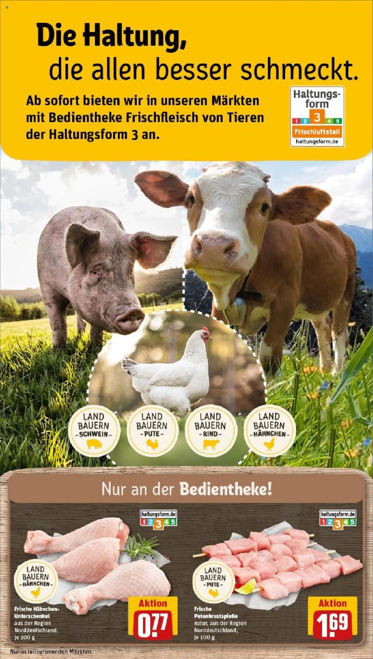 Rewe prospekt Hamburg	 – gültig ab 29.09.2025 | Seite: 16 | Produkte: Pute, Hahnchen