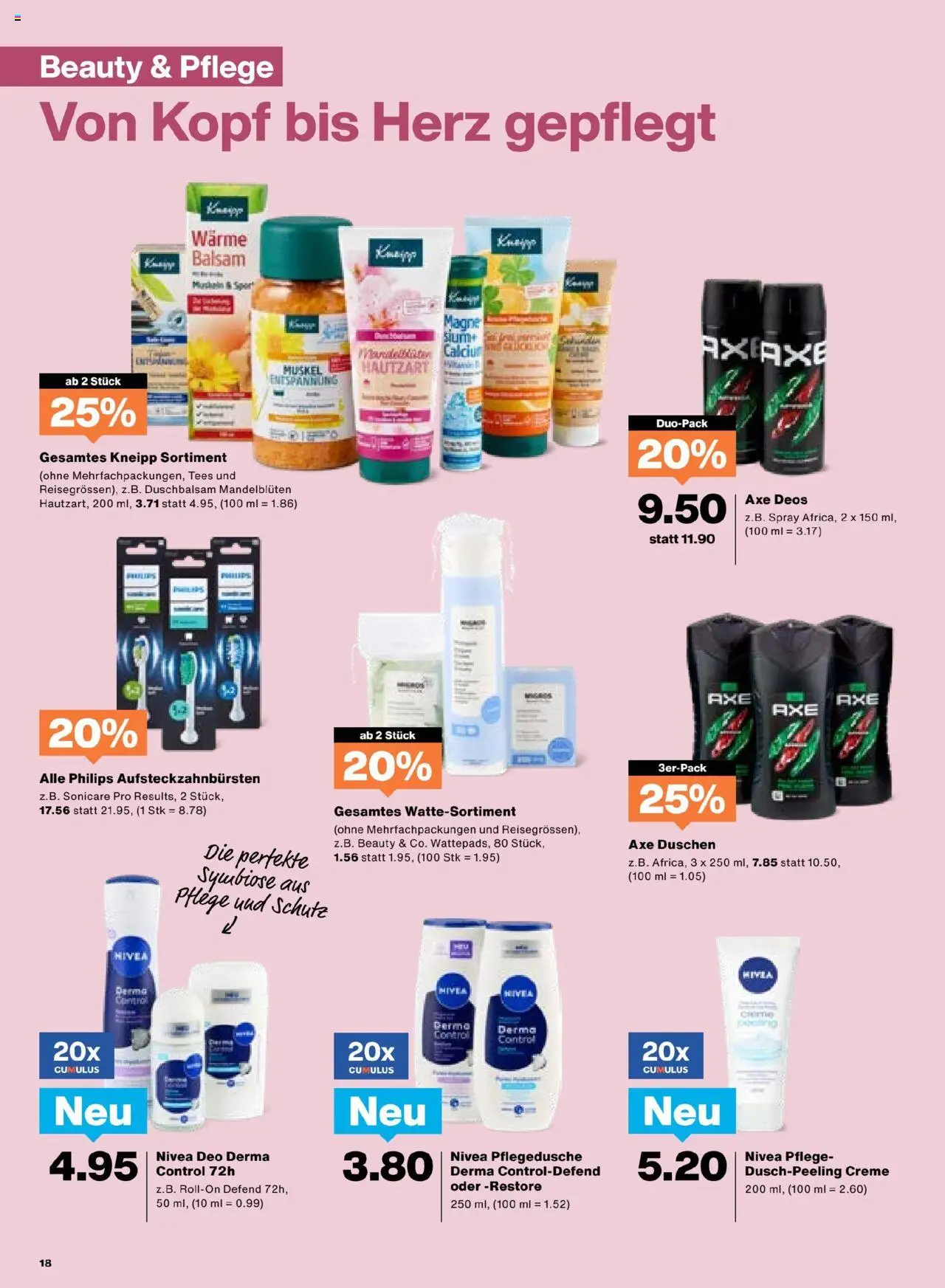 Migros Aktionen – gültig ab 16.09.2025 | Seite: 18 | Produkte: Peeling, Deodorant, Shower Gel, Creme