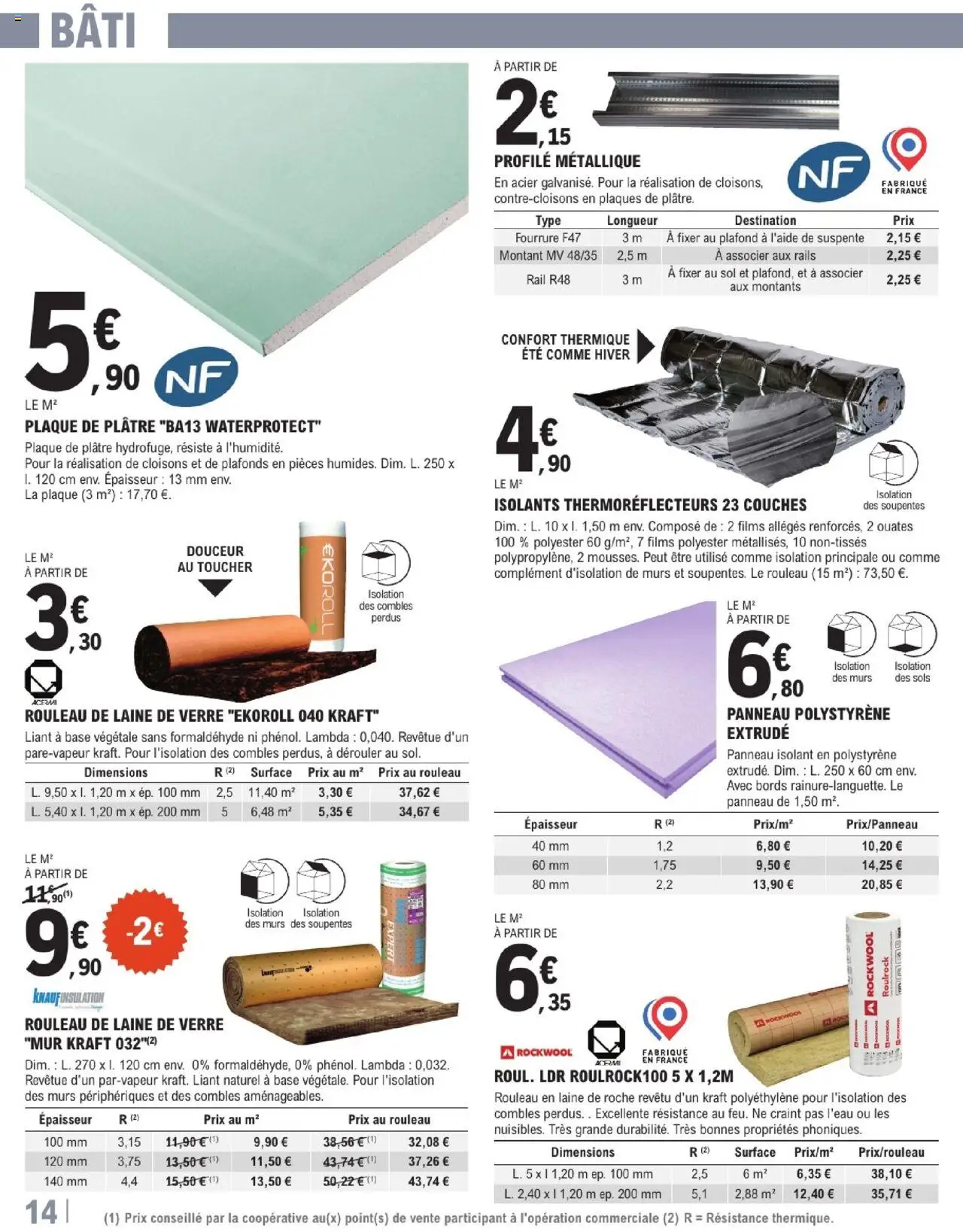  | Page: 14 | Produits: Couches, Base, Plâtre, Rouleau