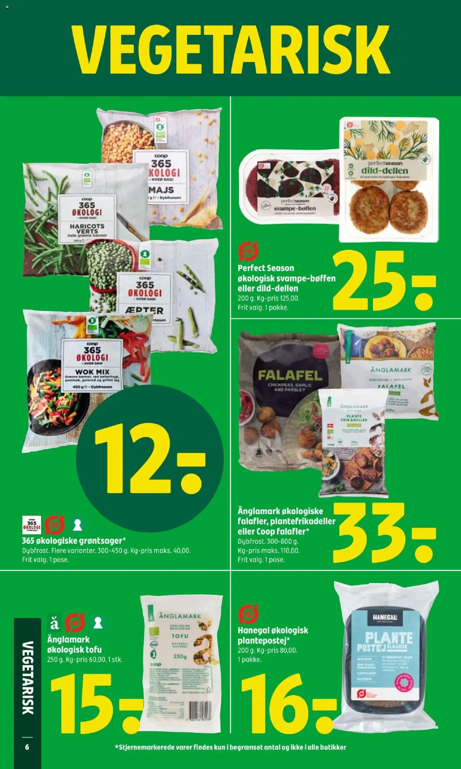 Coop 365 tilbudsavis – gyldig fra 15.01.2026 | Side: 8 | Produkter: Tofu, Gulerod, Falafel, Frikadeller
