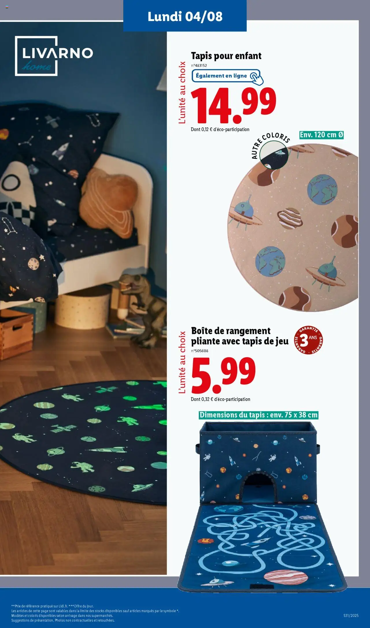  | Page: 13 | Produits: Tapis, Boîte de rangement