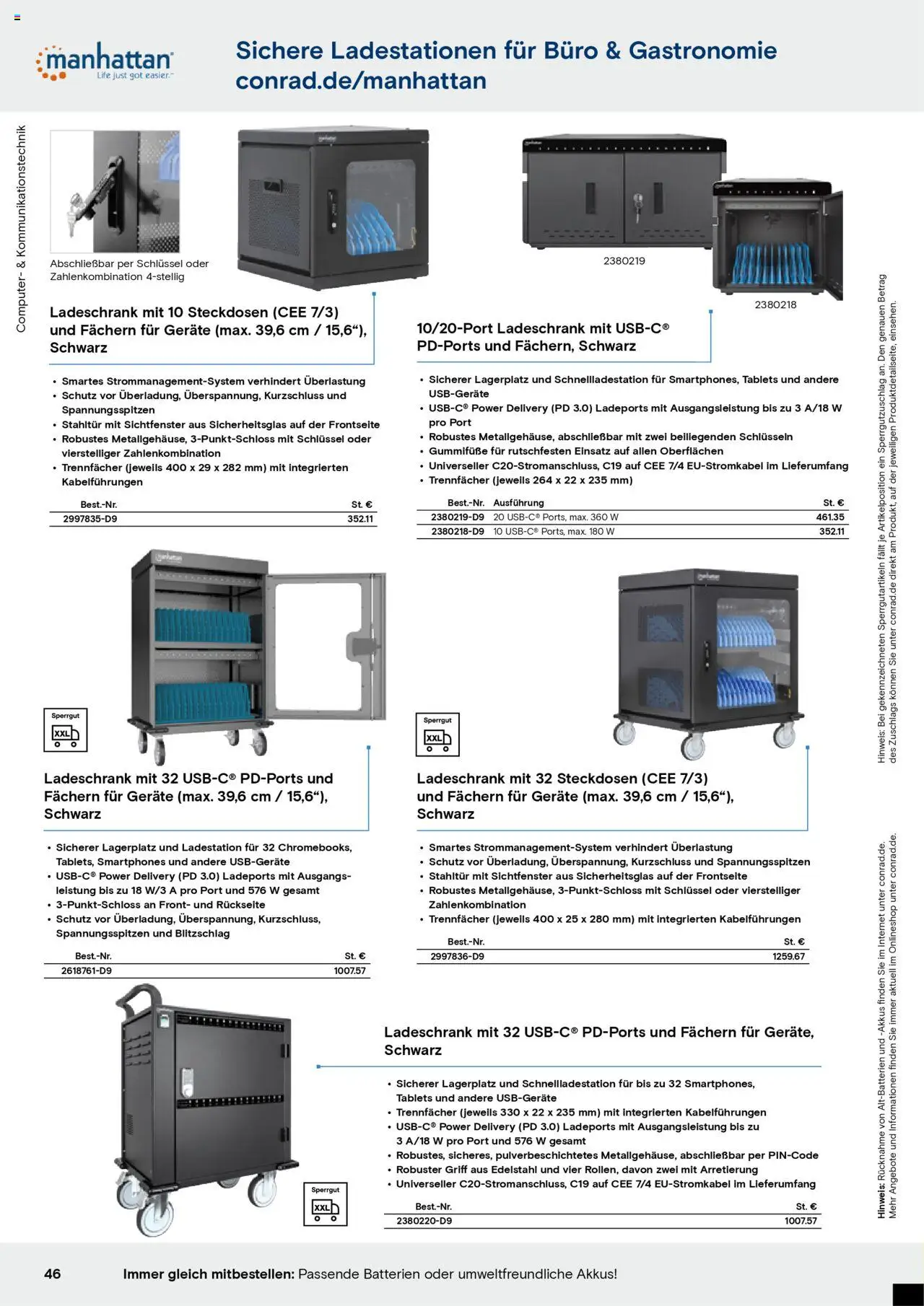 Conrad - Markenkatalog - gültig ab dem 25.08.2025 | Seite: 48 | Produkte: Batterien, Smartphones, Computer