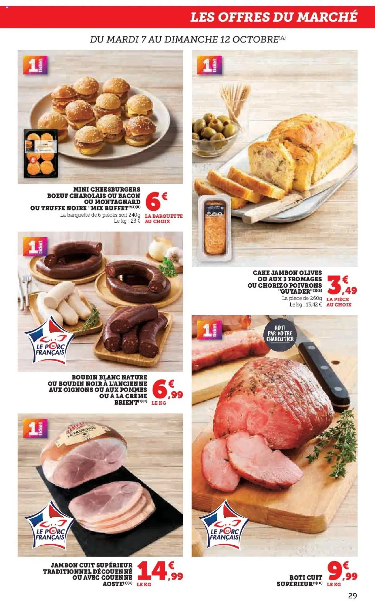 {H1} | Page: 29 | Produits: Olives, Pommes, Oignons, Crème