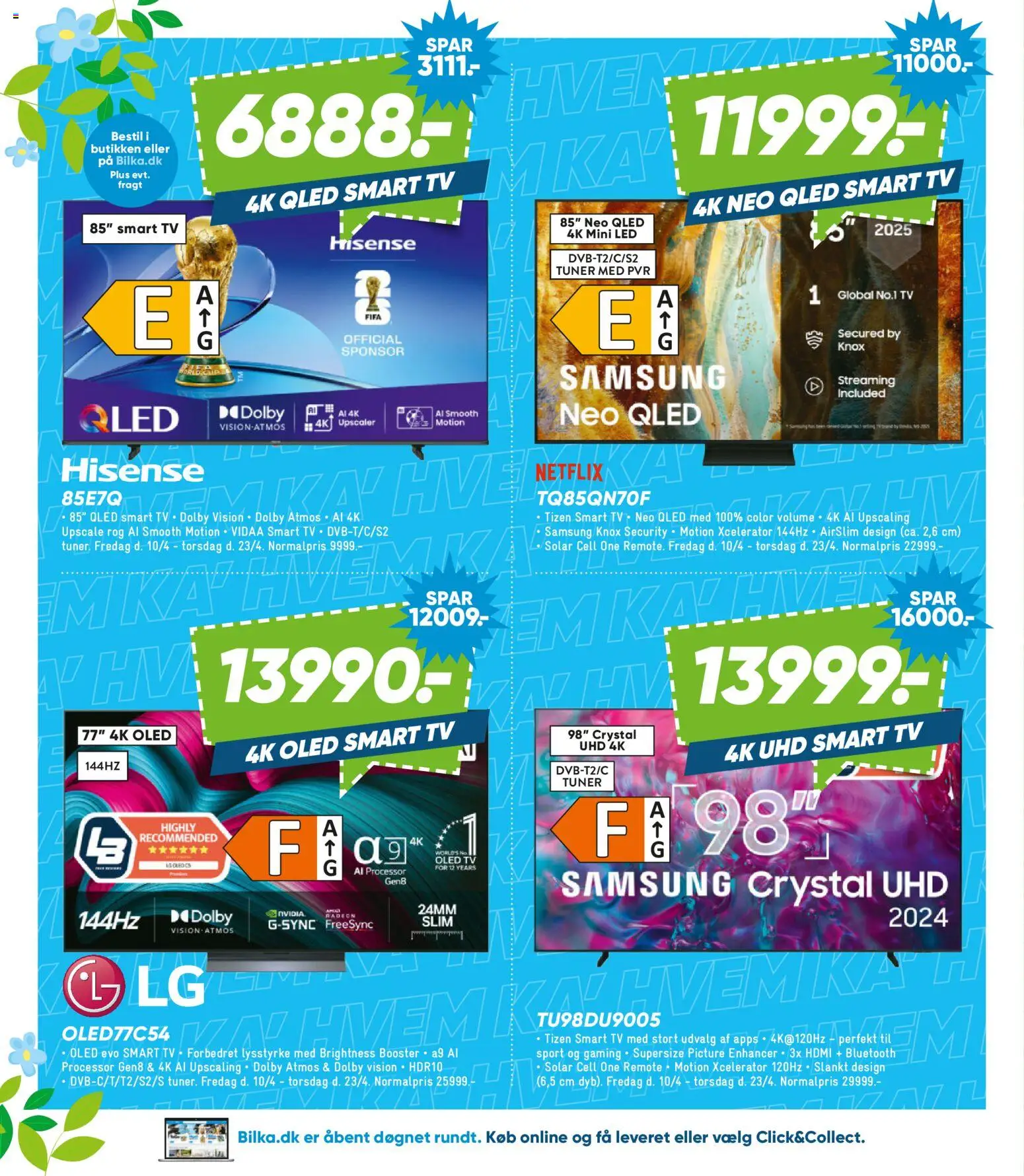 Bilka tilbudsavis – gyldig fra 10.04.2026 | Side: 35 | Produkter: Processor, Smart TV, TV