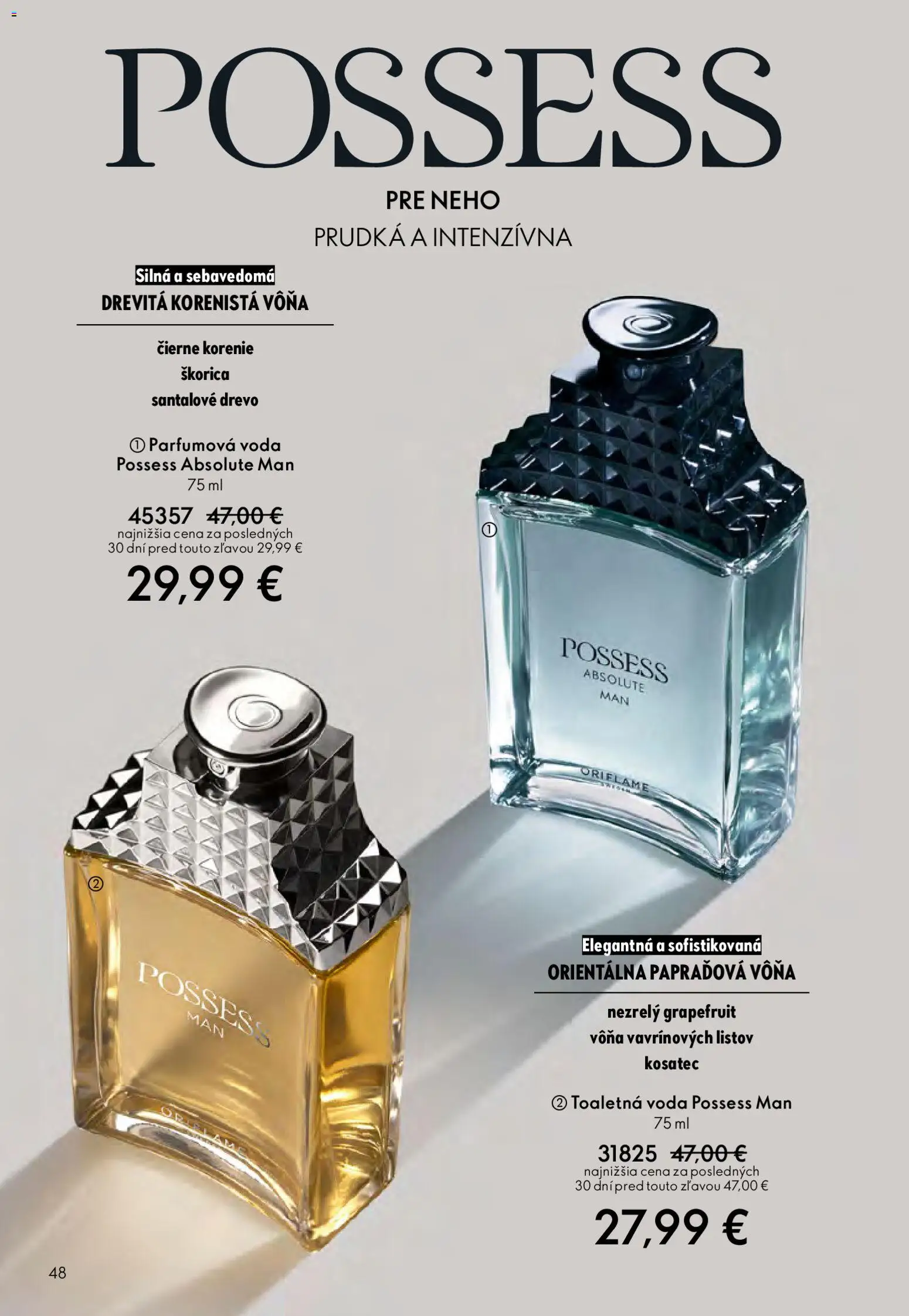 Nové Oriflame akcie – leták je platný od 06.05.2026 | Strana: 48 | Produkty: Čierne korenie, Toaletná voda, Grapefruit, Voda