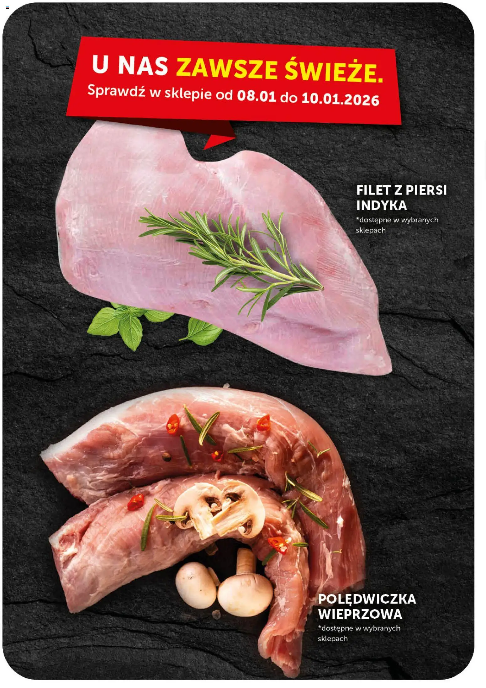 Groszek Gazetka od 08.01.2026 | Strona: 6 | Produkty: Piersi, Polędwiczka wieprzowa