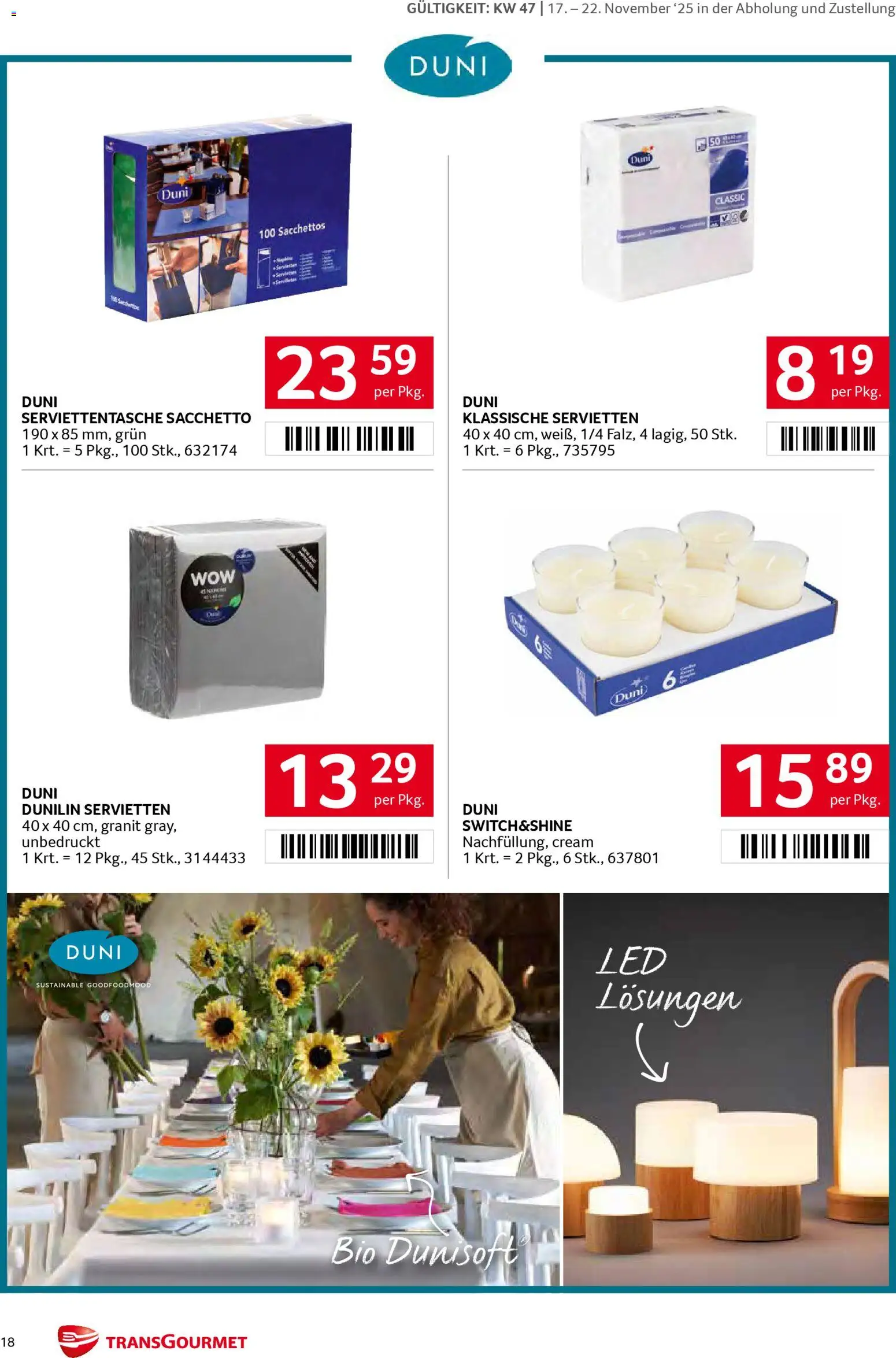 Transgourmet Markenfestwoche gültig ab 17.11.2025 | Seite: 18