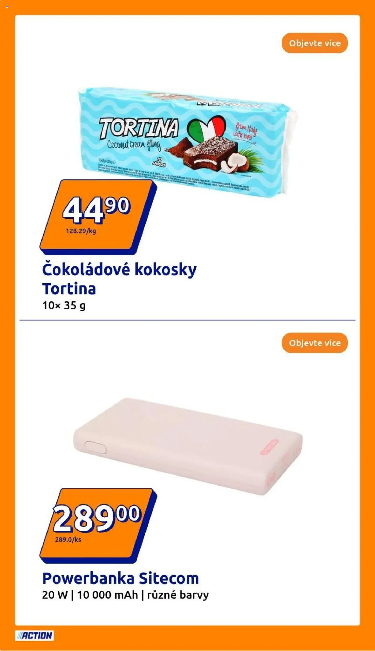 Action leták od 18.06.2025 | Strana: 18 | Produkty: Powerbanka, Kokosky, Barvy