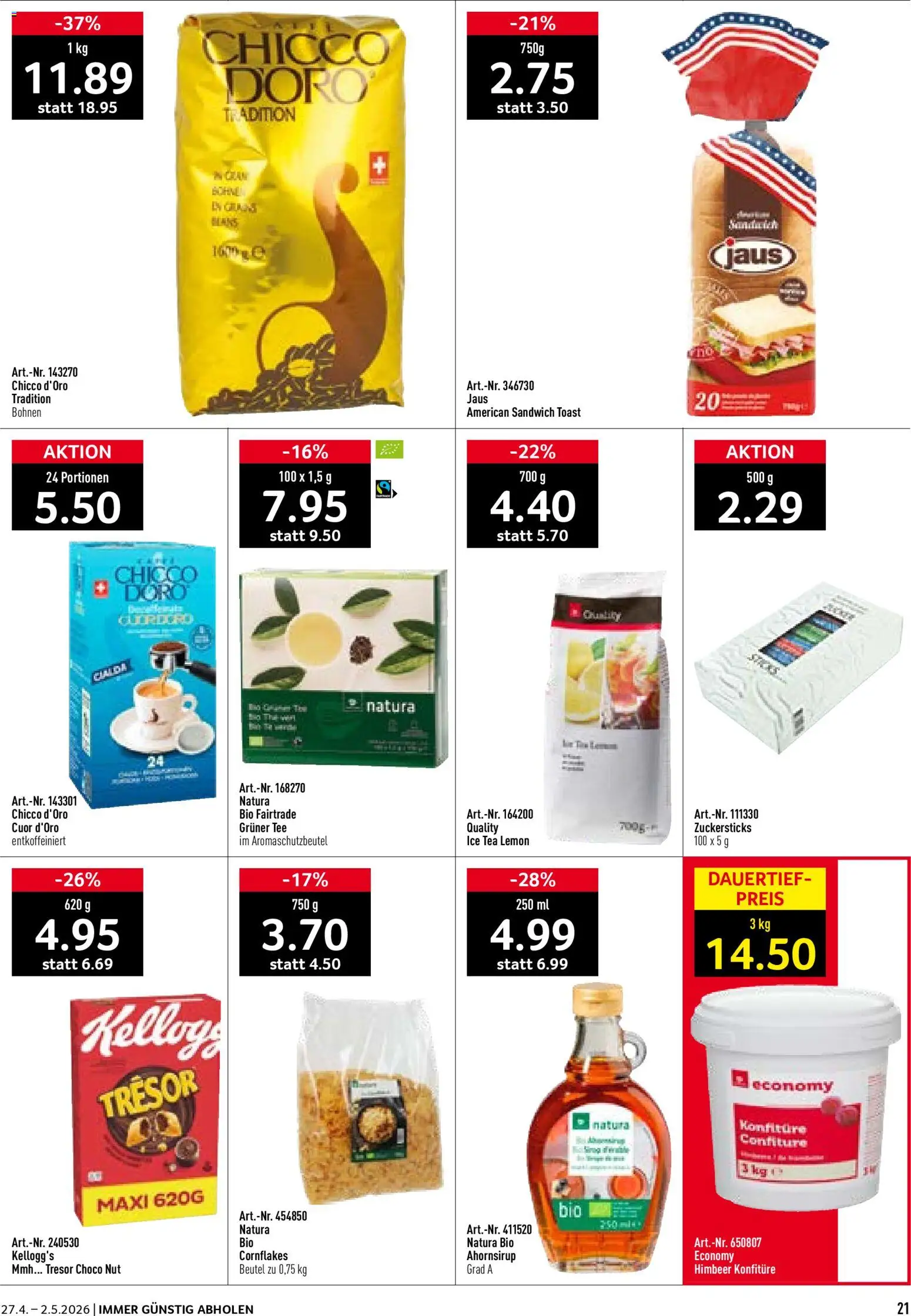 Prodega aktionen – gültig ab 27.04.2026 | Seite: 21 | Produkte: Tee