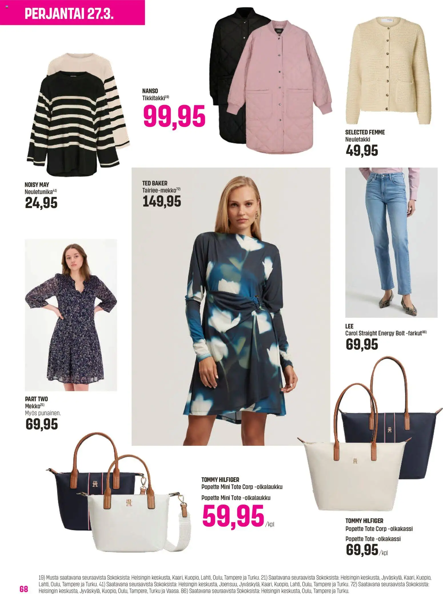 Sokos tarjoukset - Emotion 3plus1 – voimassa 25.03.2026 alkaen | Sivu: 68 | Tuotteet: Neuletakki, Farkut