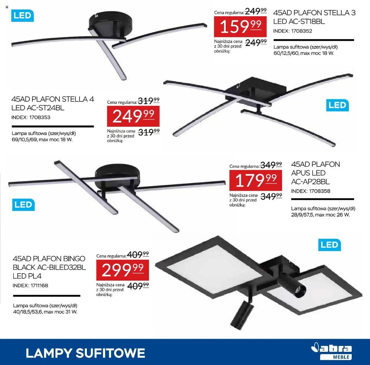 Abra meble Gazetka od 23.09.2025 | Strona: 9 | Produkty: Lampa