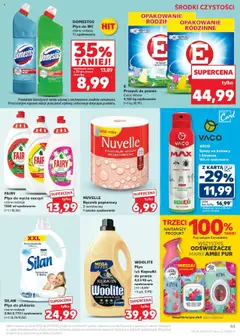 Kaufland gazetka od 26.06.2025 | Strona: 45 | Produkty: Odświeżacze powietrza, Domestos, Detergent, Ręcznik papierowy