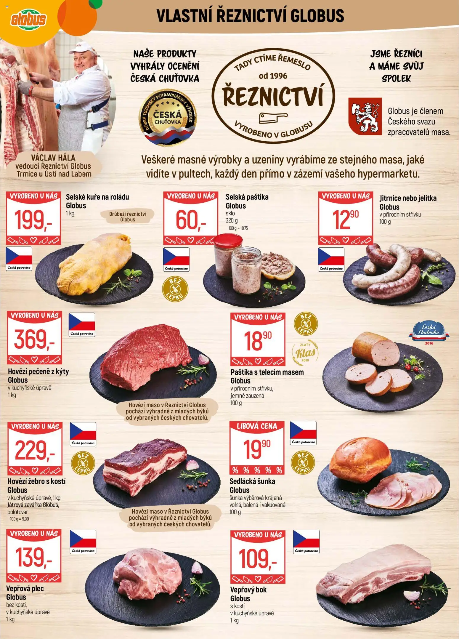 Globus leták - Trmice od 21.01.2026 | Strana: 7 | Produkty: Hovězí, Hovězí maso, Maso, Vepřová plec