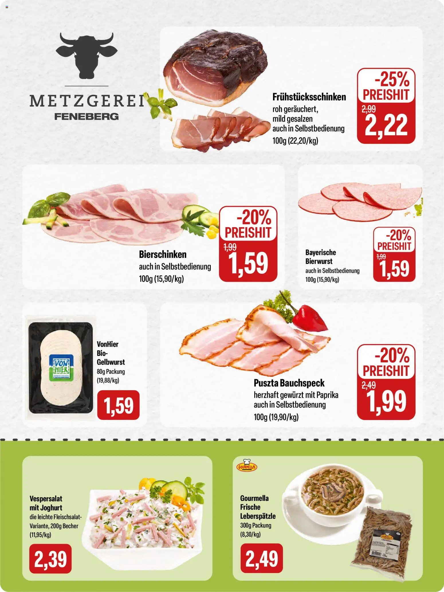 Feneberg Angebote – gültig ab 16.04.2026 | Seite: 2 | Produkte: Joghurt, Paprika