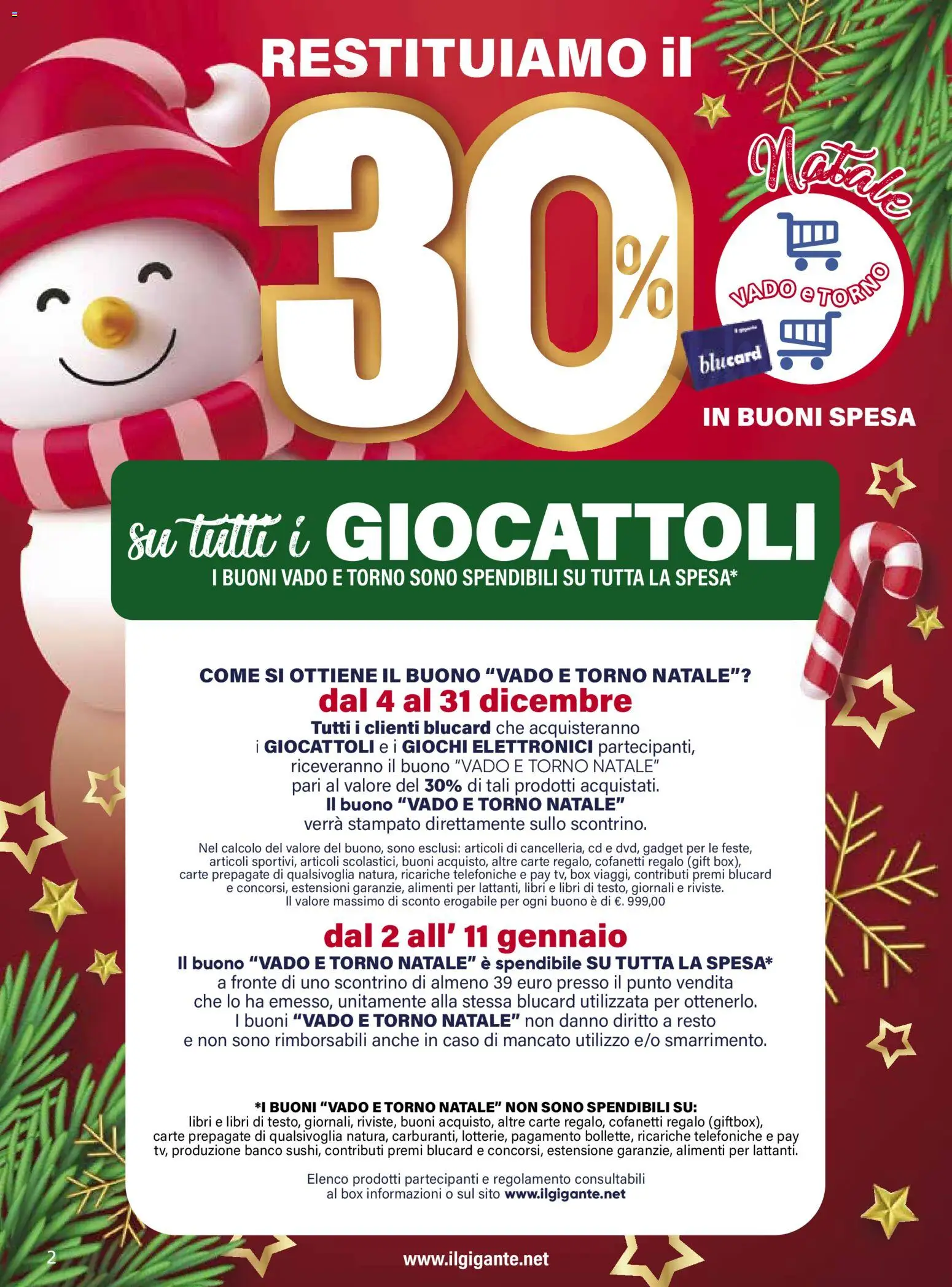 Volantino Il Gigante del 04.12.2025 | Pagina: 2 | Prodotti: Cd
