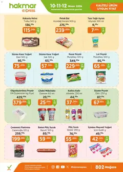 10.04.2026 tarihinden itibaren geçerli olan Hakmar Express kataloğu önizlemesi