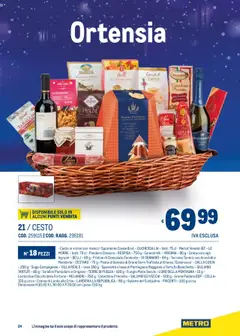 Anteprima del volantino Metro Natale catalogo valido a partire dal 06.11.2025 | Pagina: 24 | Prodotti: Tartufo, Pomodoro, Agrumi, Funghi