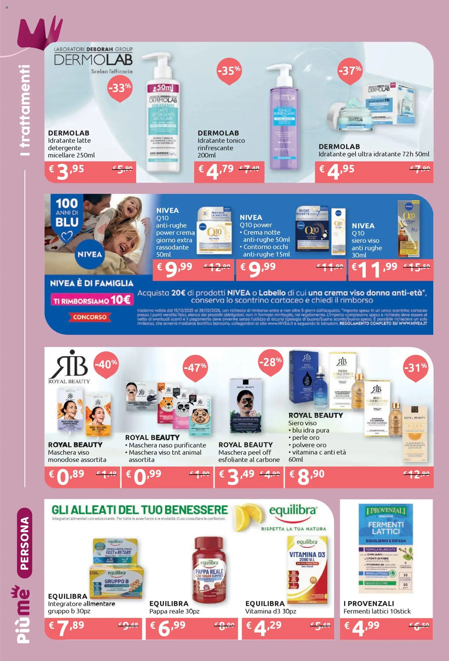 Volantino IperSoap del 26.01.2026 | Pagina: 20 | Prodotti: Detergente, Crema viso, Latte, Integratore alimentare