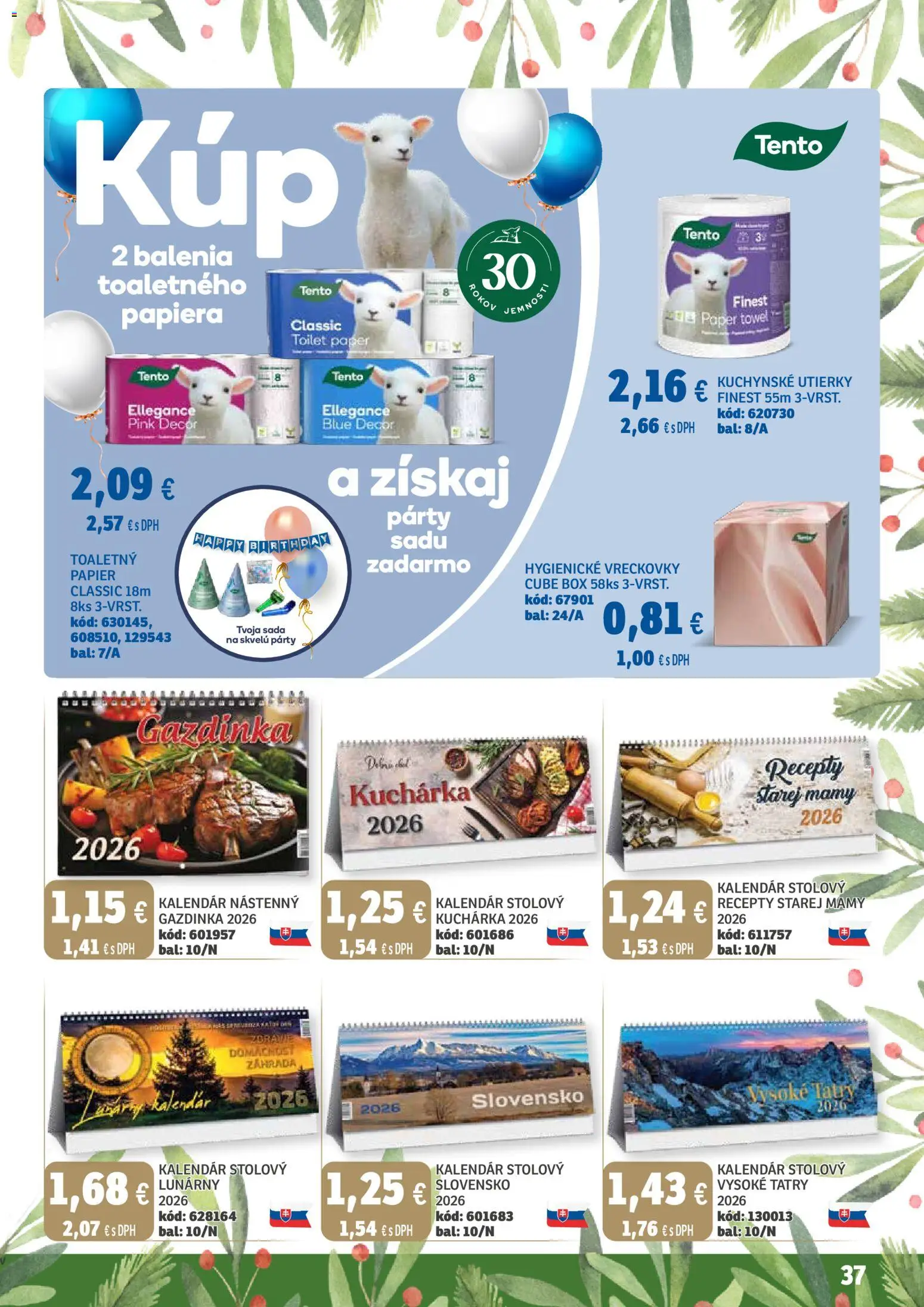 Nové Labaš akcie – leták je platný od 12.12.2025 | Strana: 37 | Produkty: Toaletný papier