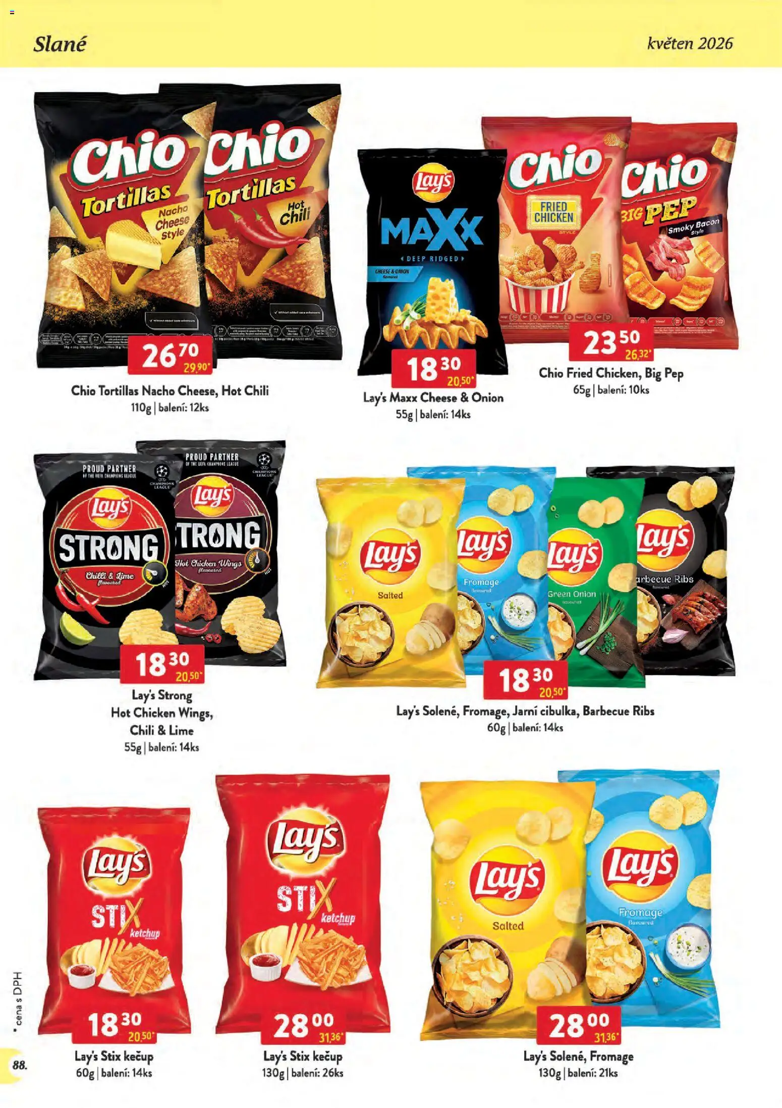 Astur & Qanto leták - Velkoobchod 05/2026 od 01.05.2026 | Strana: 88 | Produkty: Kečup, Lay's