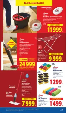 Lidl Akciós újság - amely érvényes a következő dátumtól: 18.12.2025 | Oldal: 49