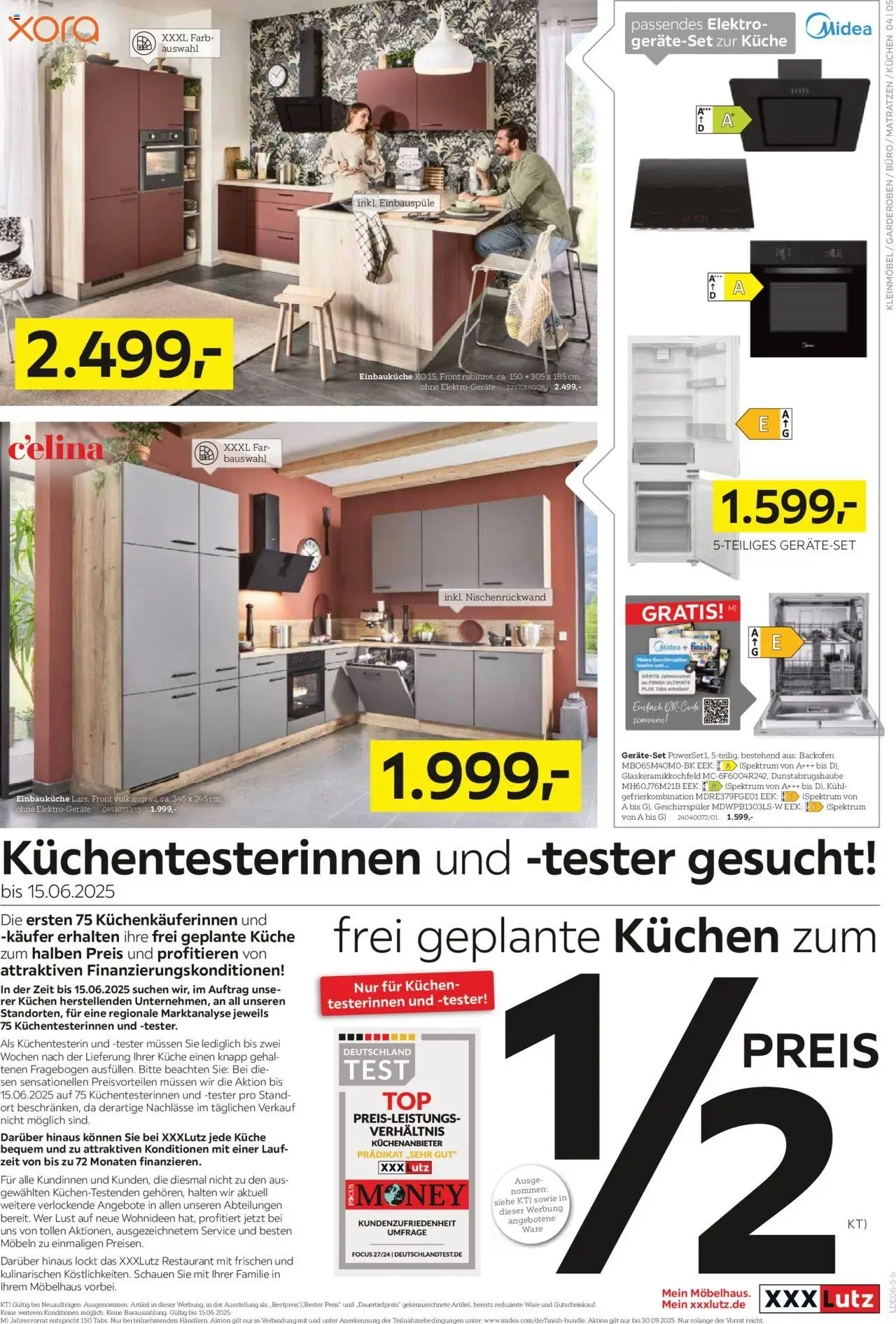 XXXL Lutz Prospekt 	 - gültig ab dem 09.06.2025 | Seite: 13 | Produkte: Geschirrspüler, Einbauküche, Küche, Backofen